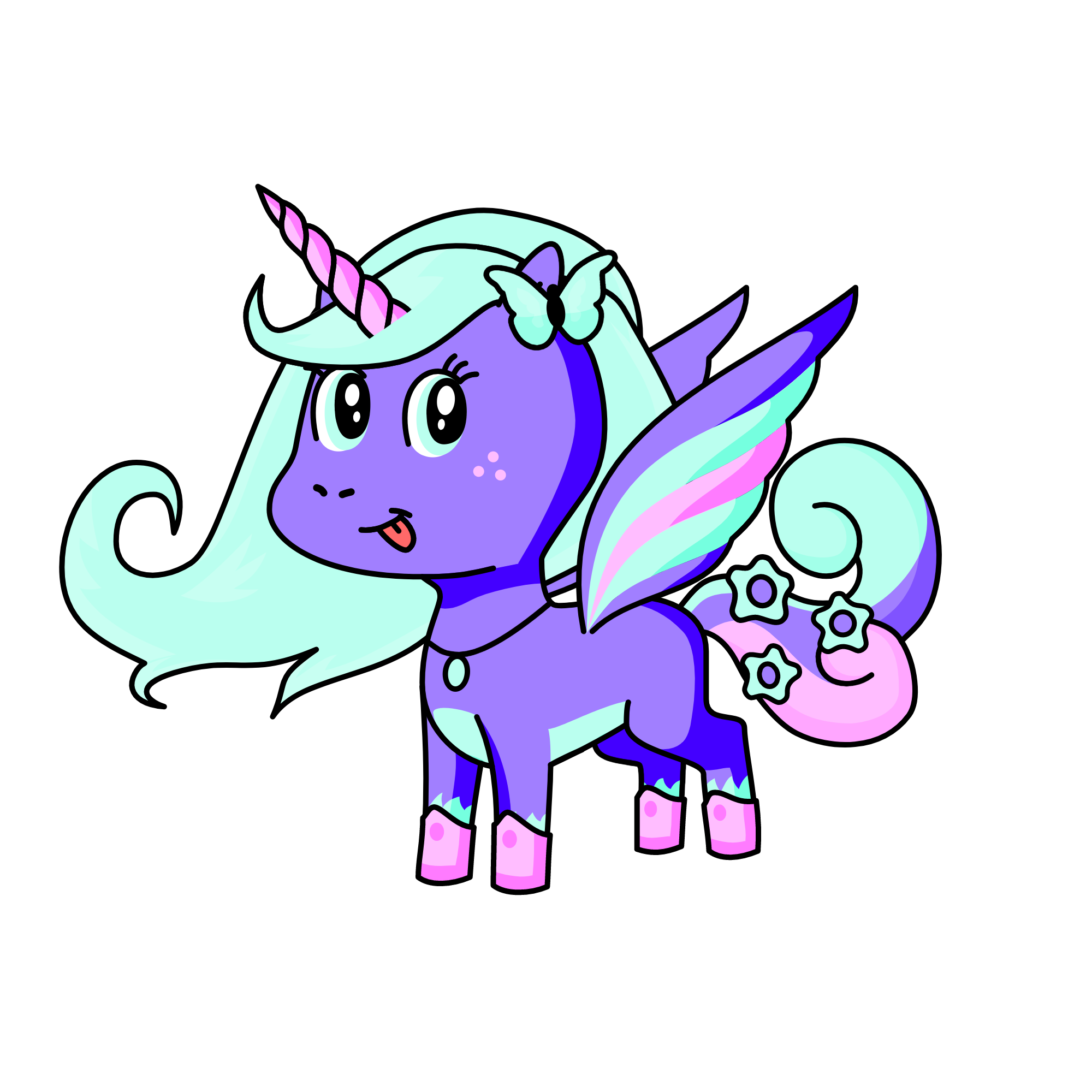 Cute Milly, the unicorn