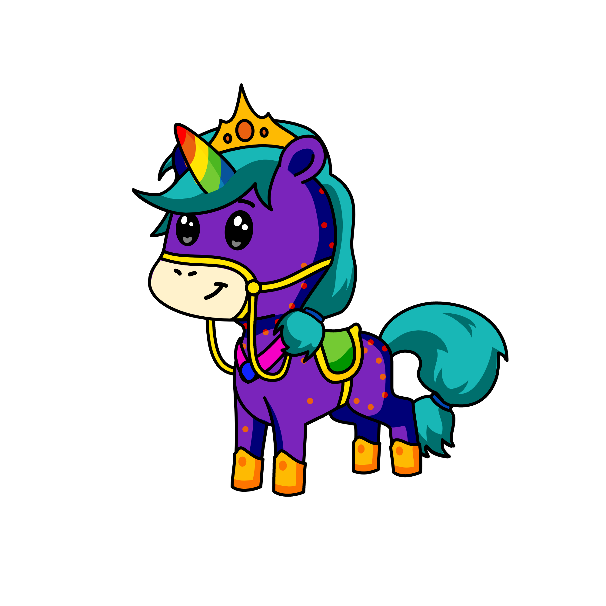 Ginger, the unicorn