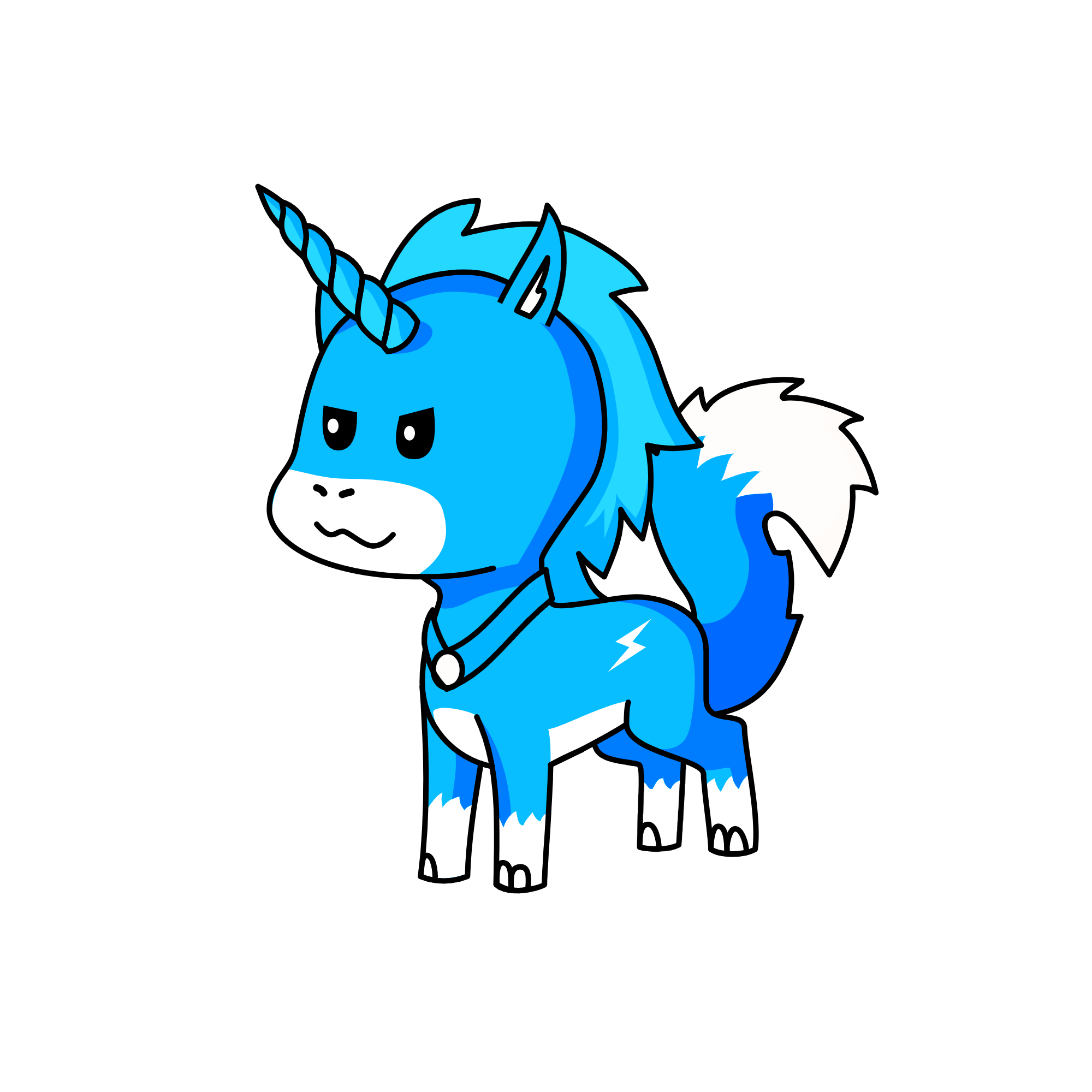 Aqua Dash, the unicorn