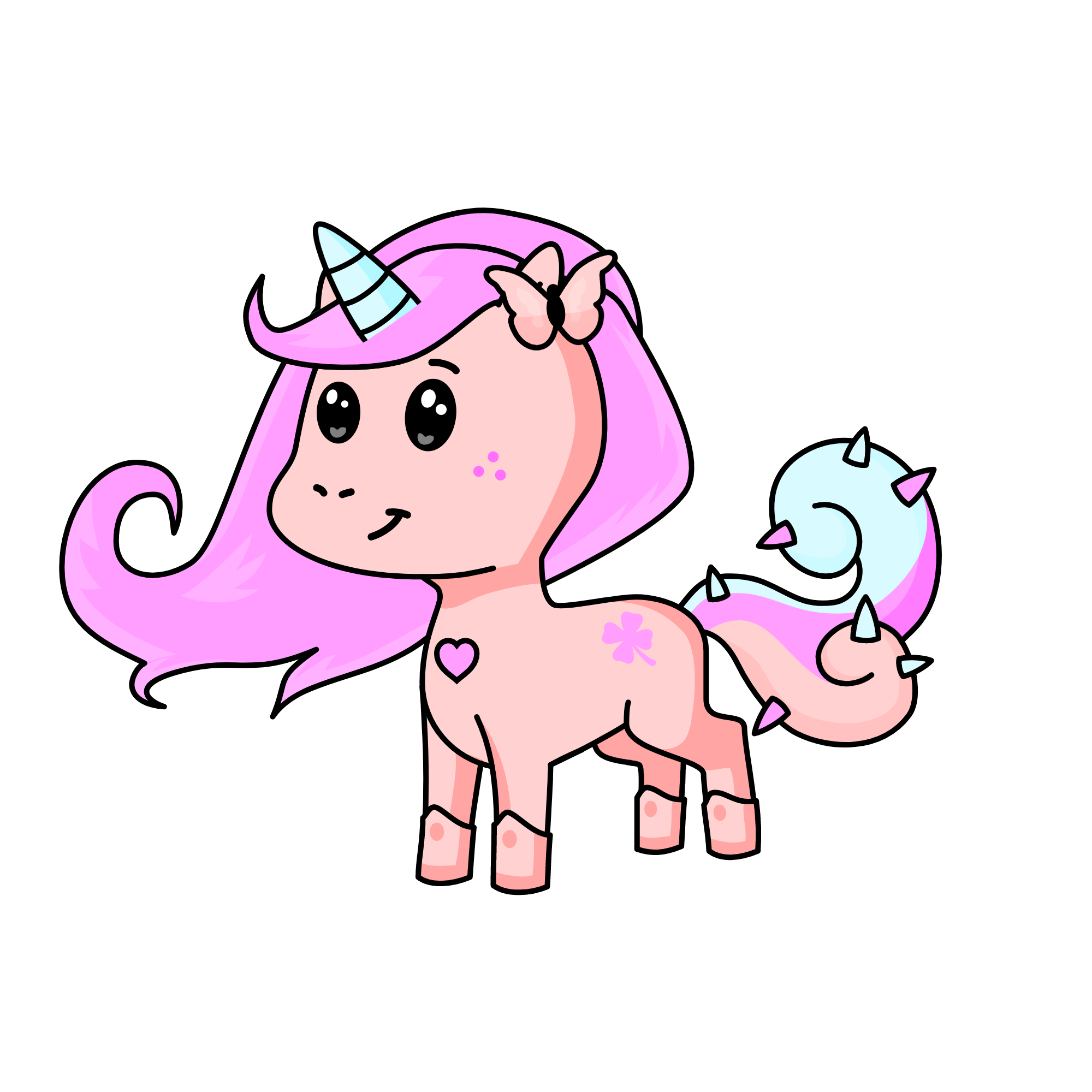 cute honey, the unicorn