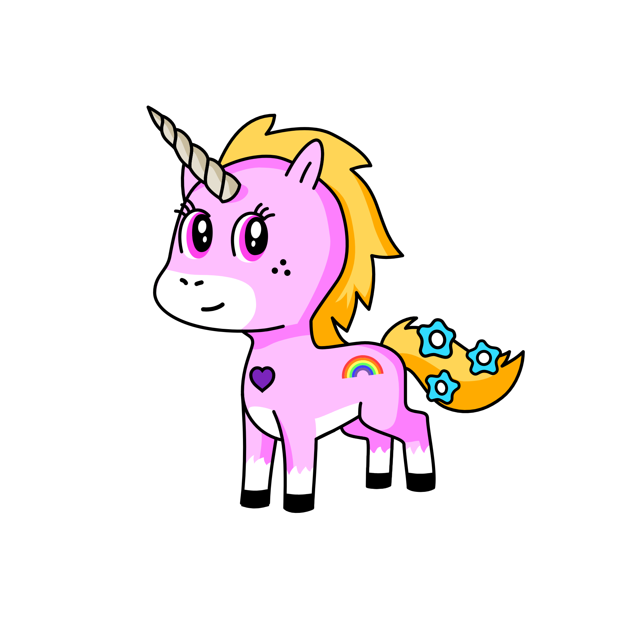 CUTIE, the unicorn