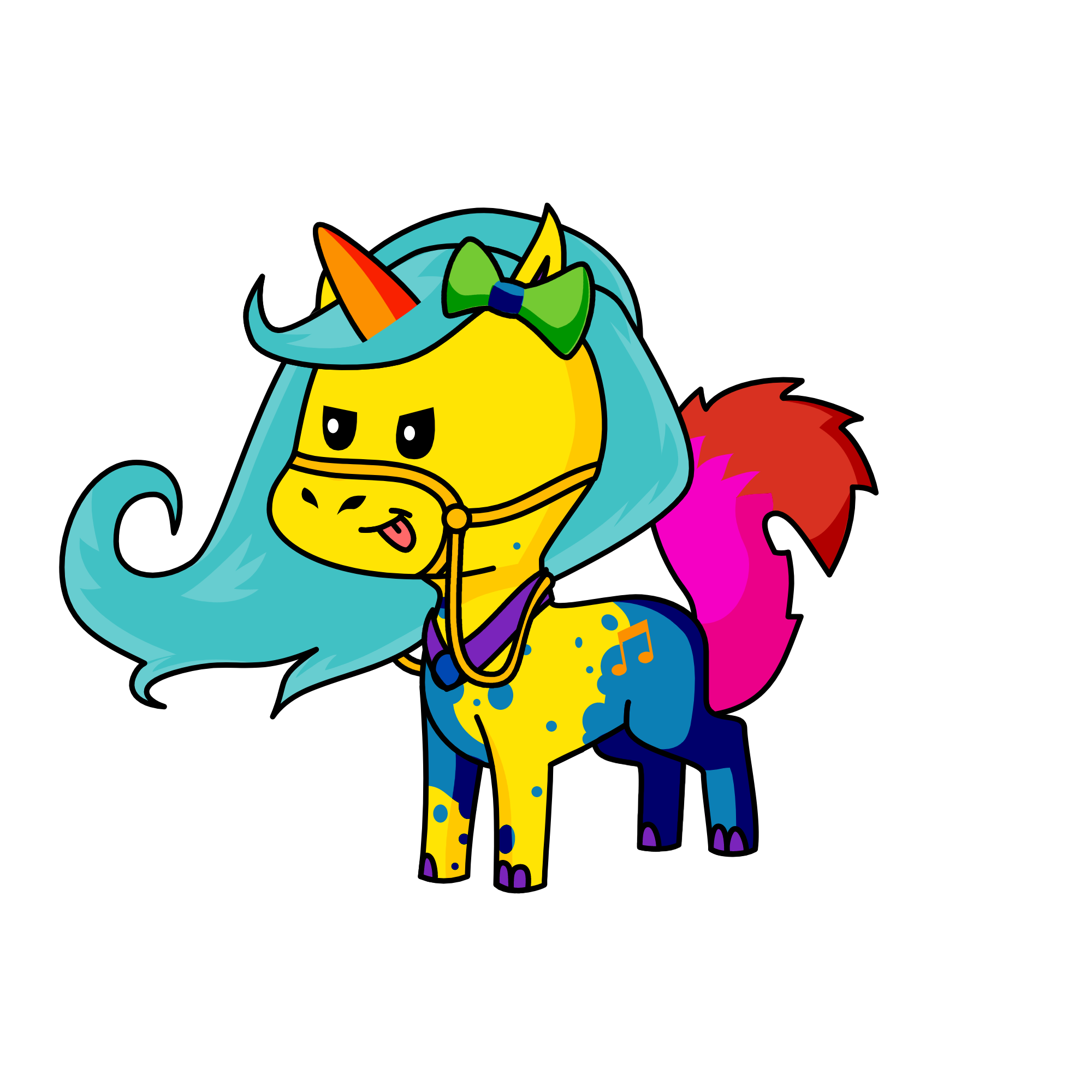 Random, the unicorn