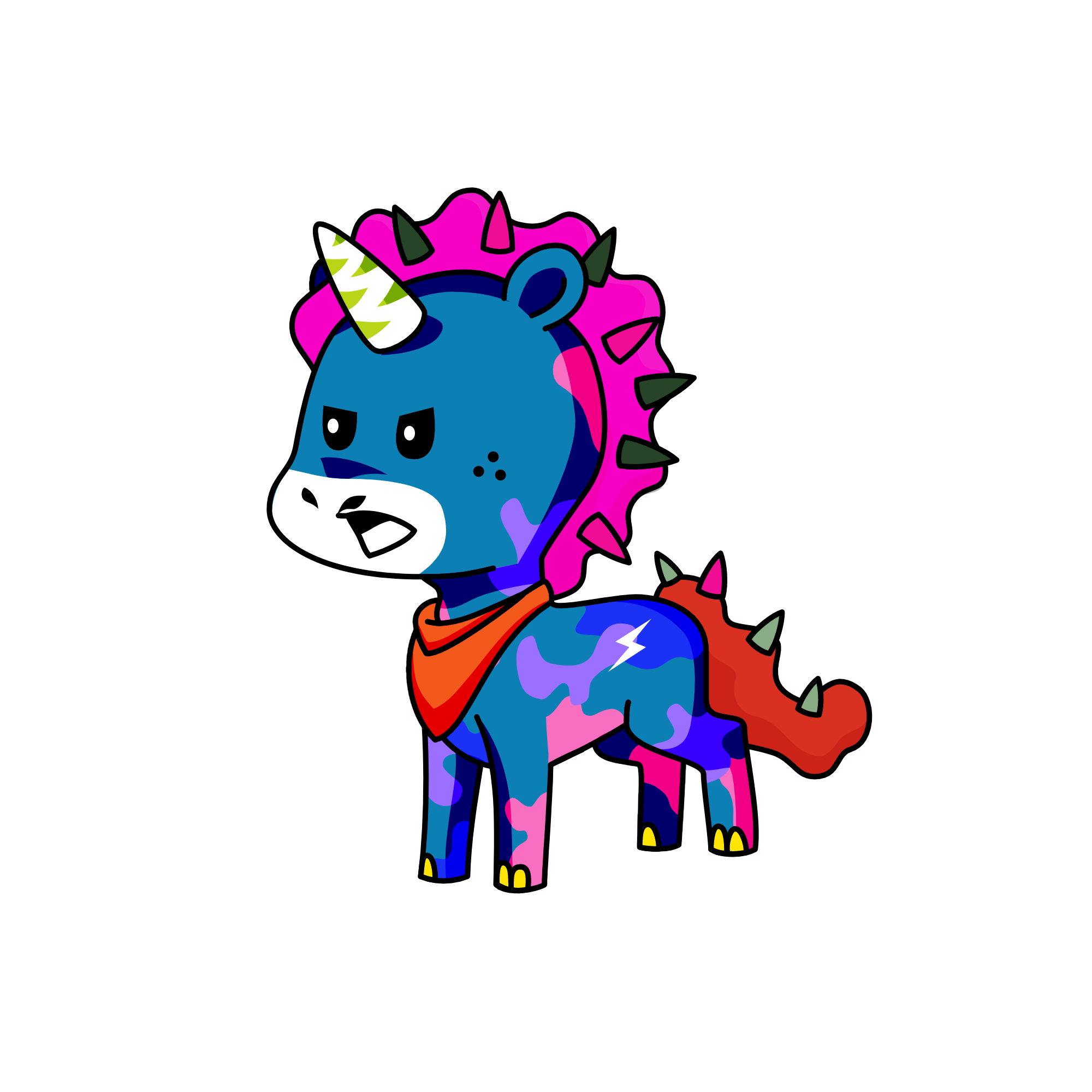 fluffy, the unicorn