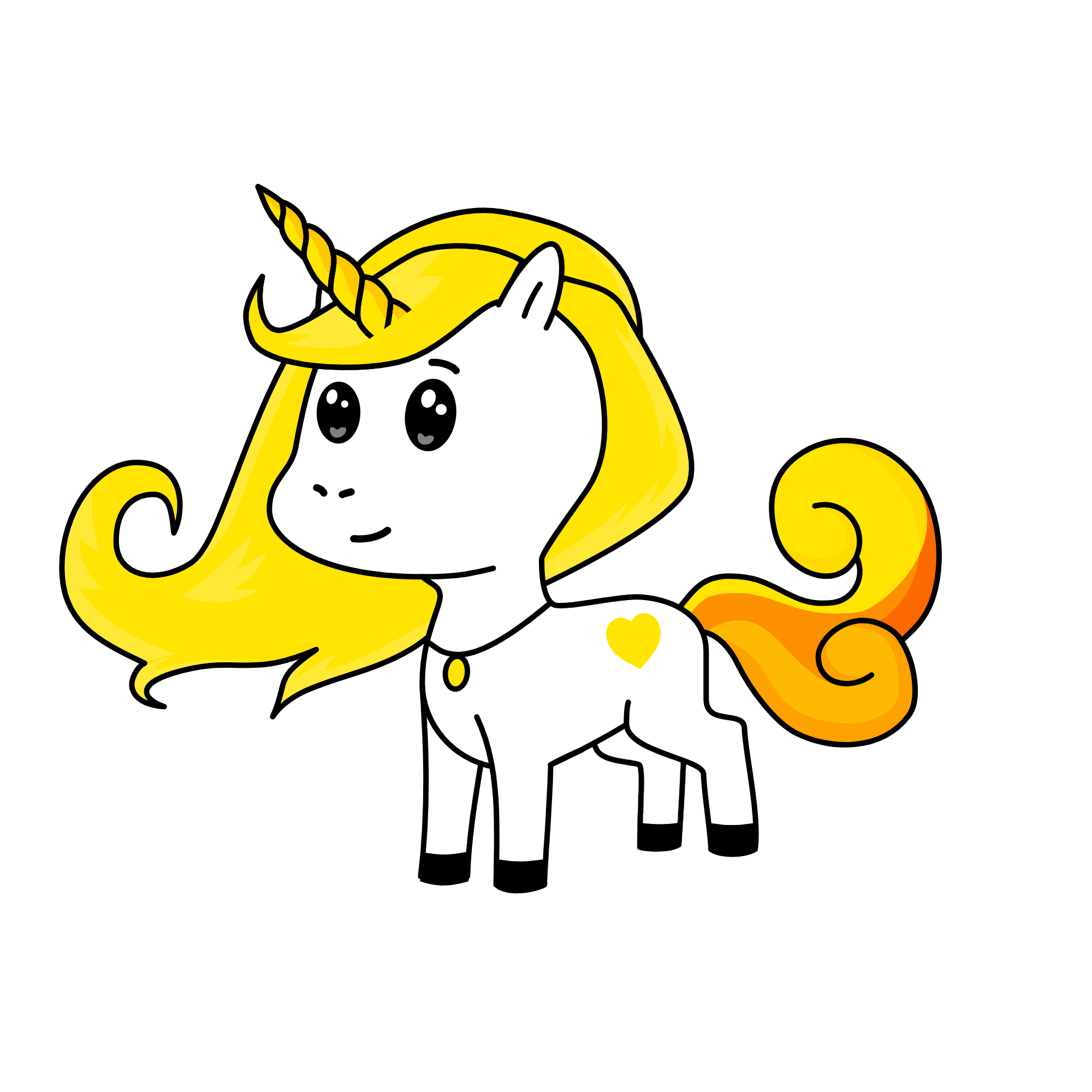 princess of sun, the unicorn