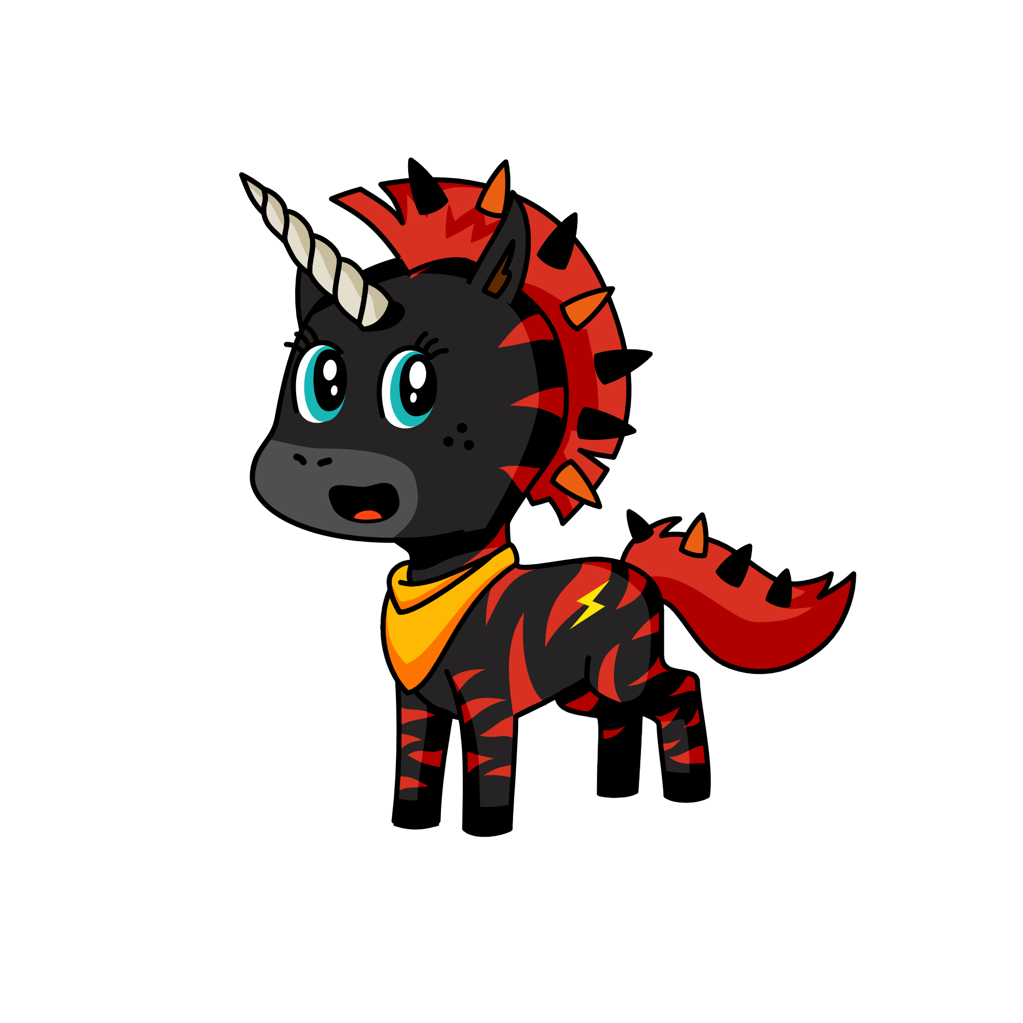 Twisty, the unicorn