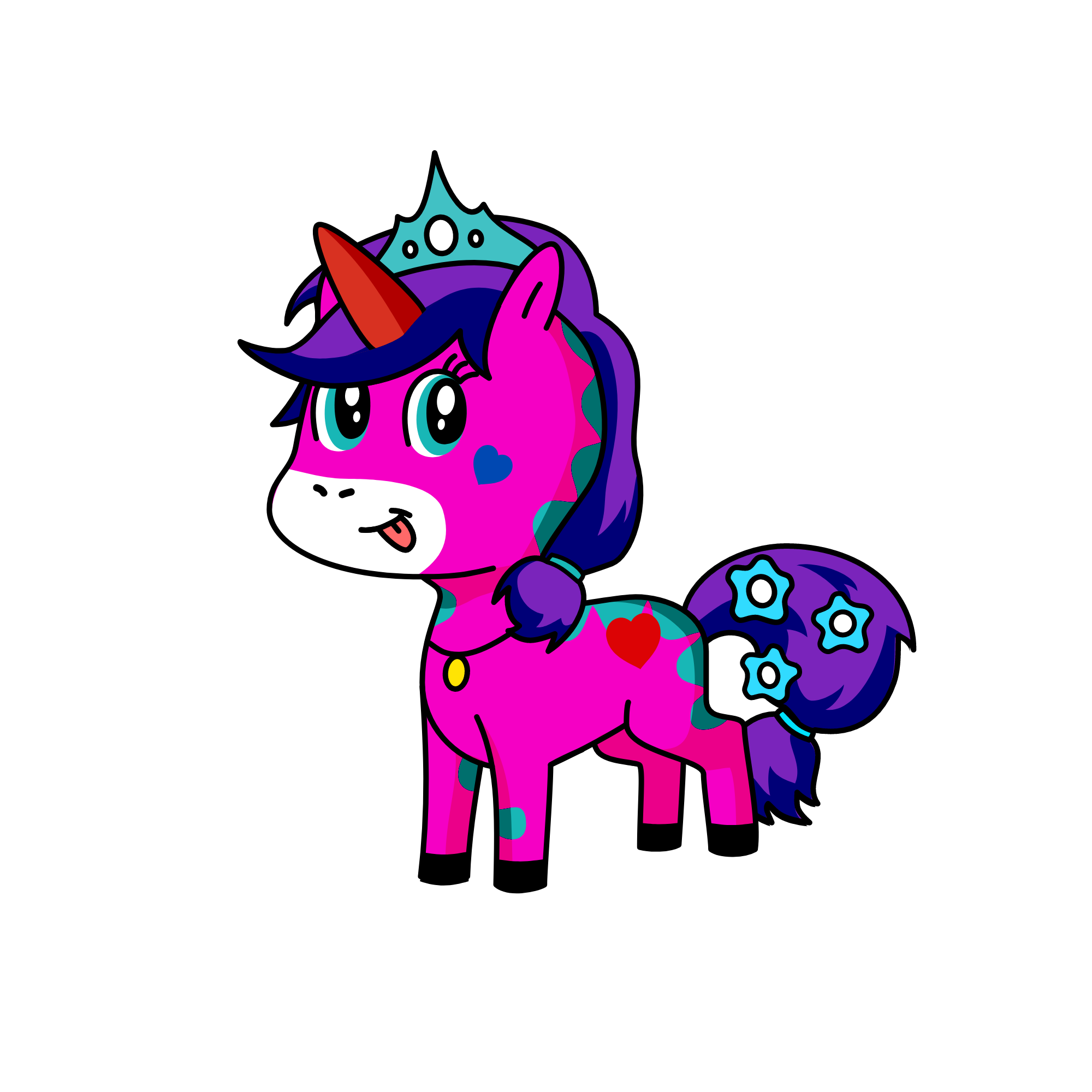pinky, the unicorn