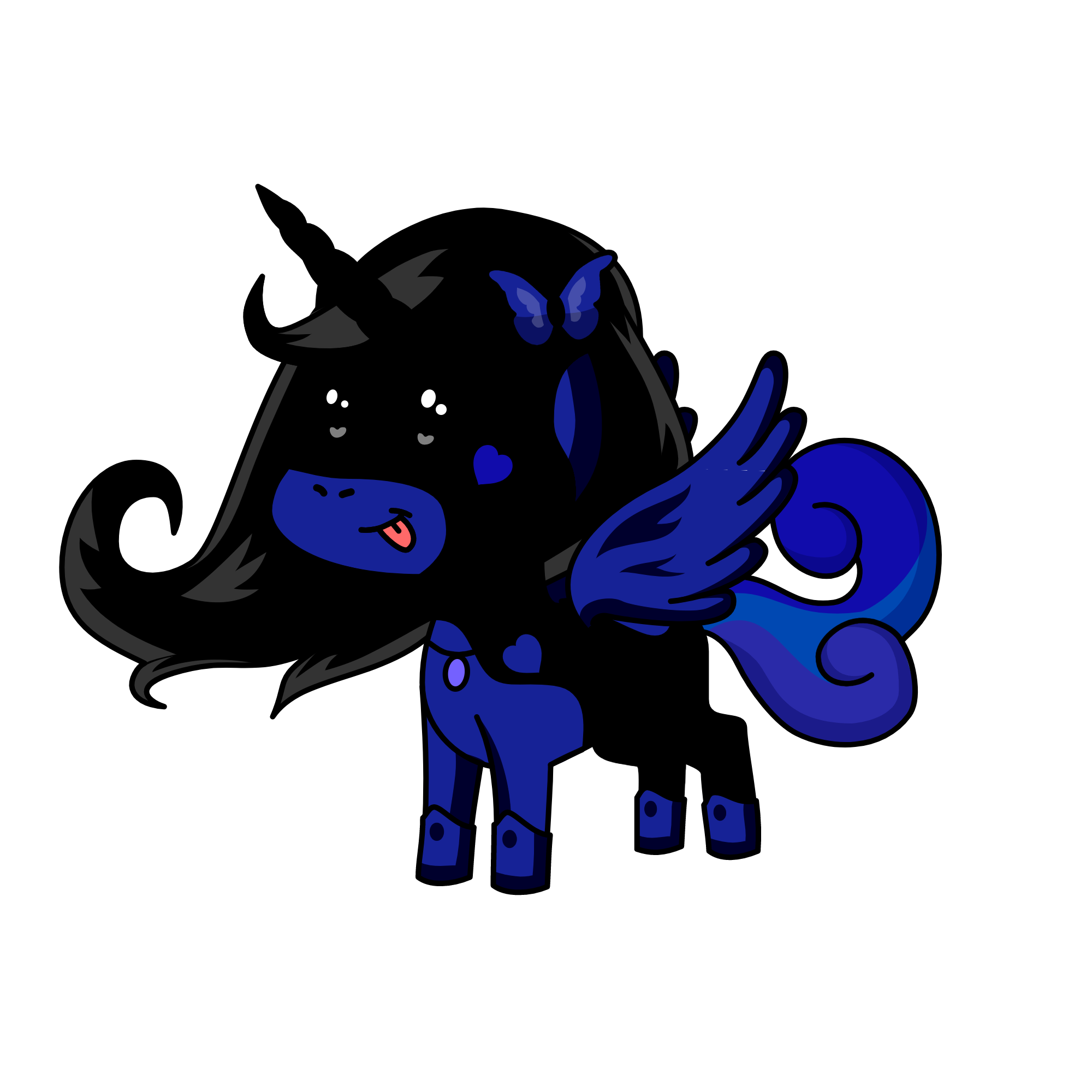 Mrs. Night, the unicorn