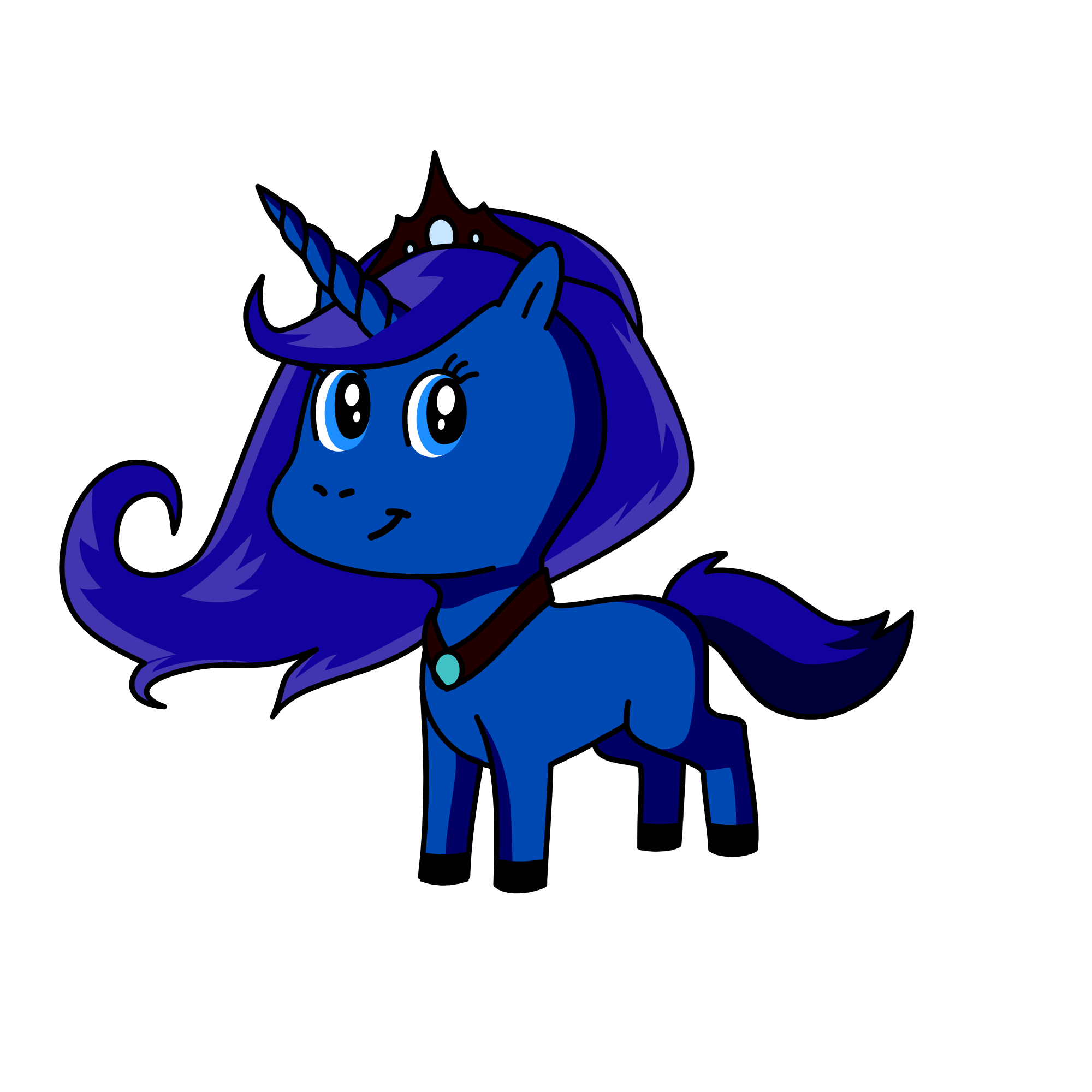 Princess Luna, the unicorn
