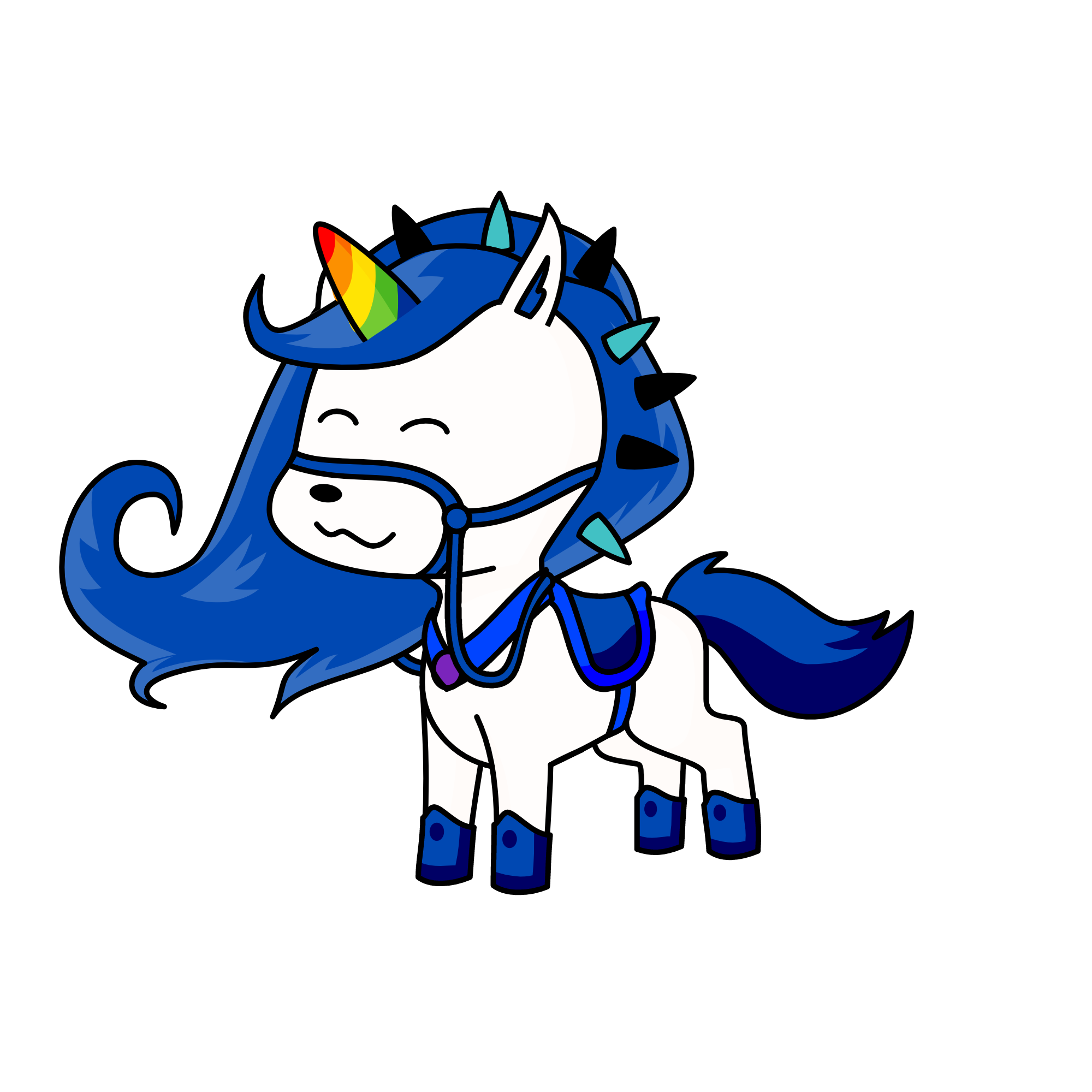 :), the unicorn