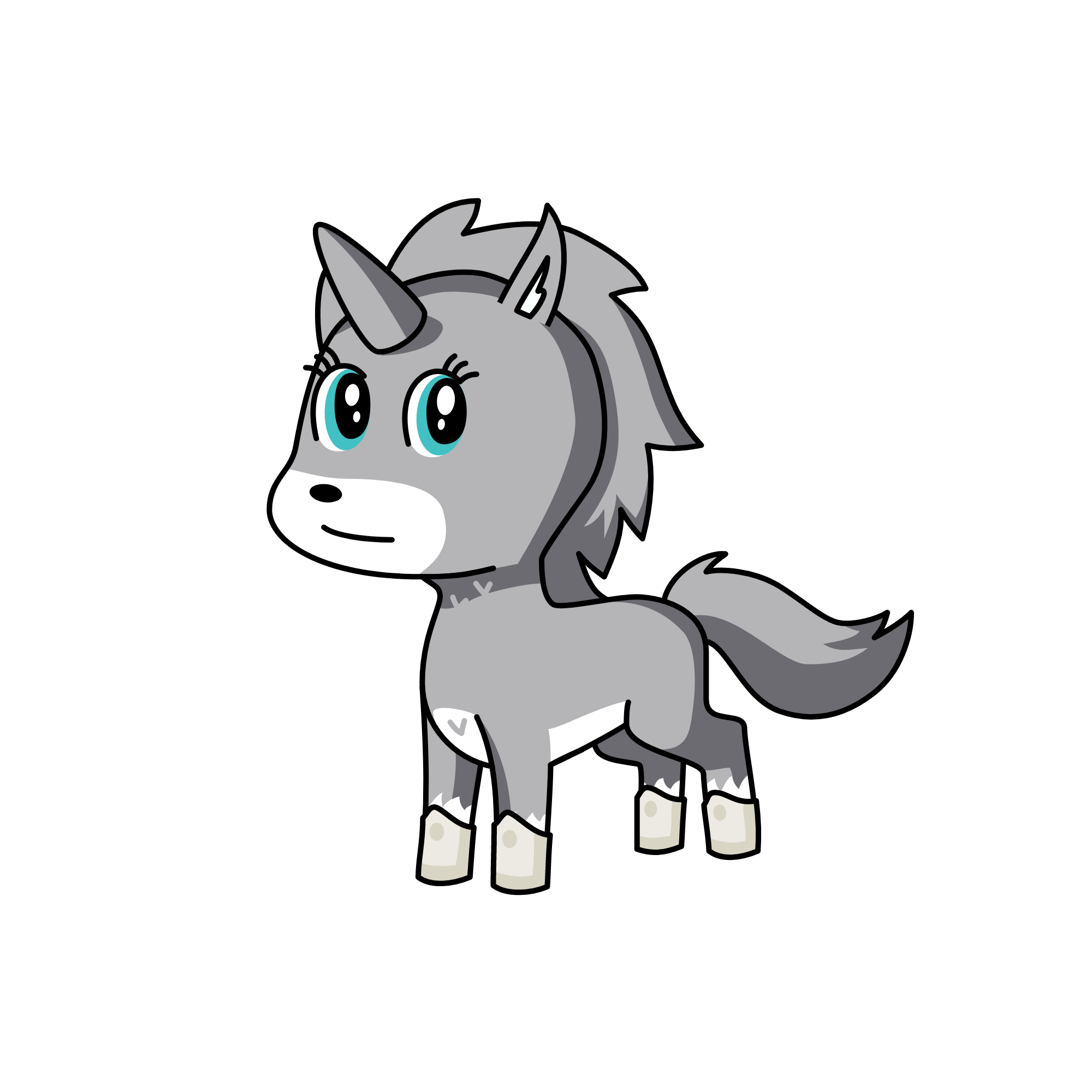 Ασπροδόντης, the unicorn