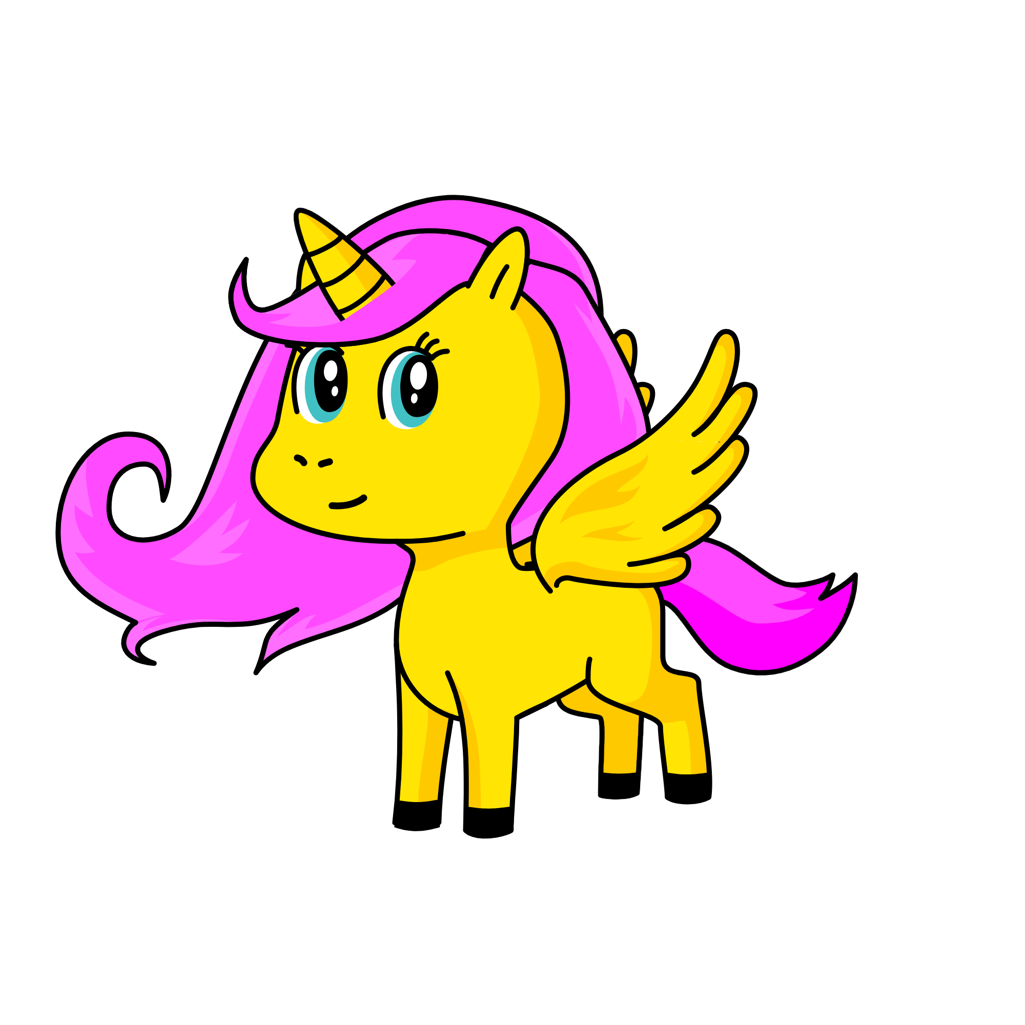 Fluttershy, the unicorn