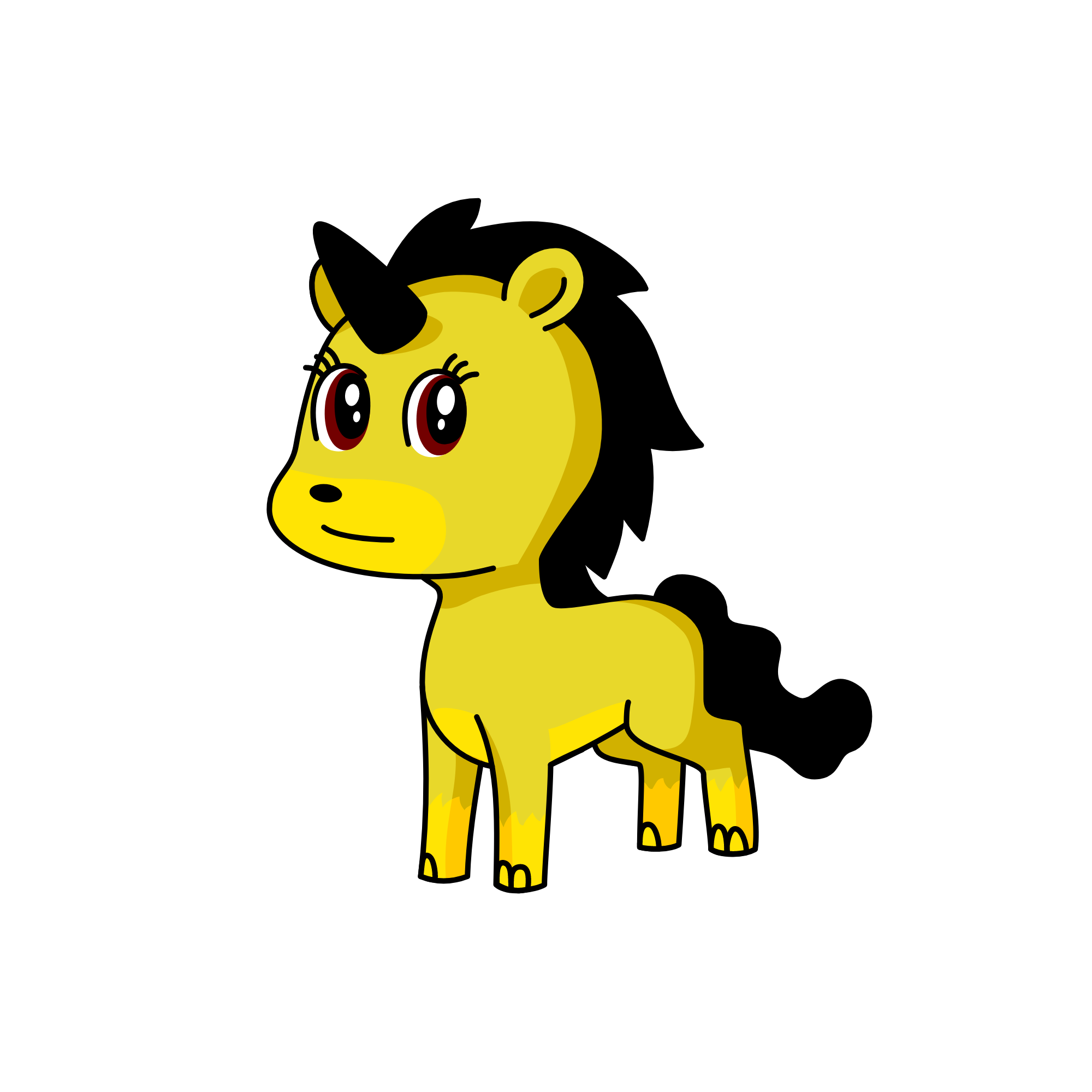 Αχάντι(ο βασιλιας των λιονταριών), the unicorn