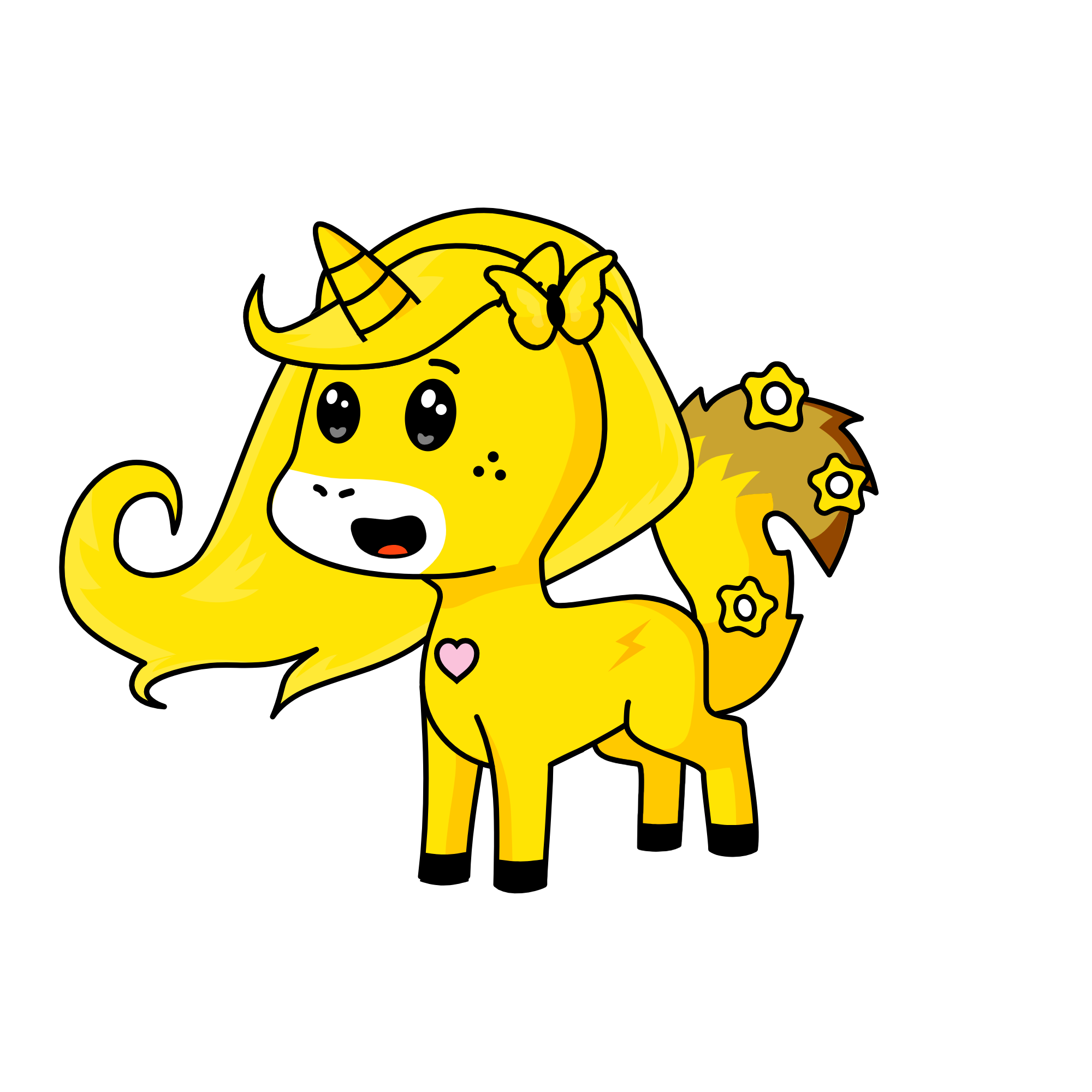 Easter Yellow Girl! Always Going To Be Yellow, the unicorn