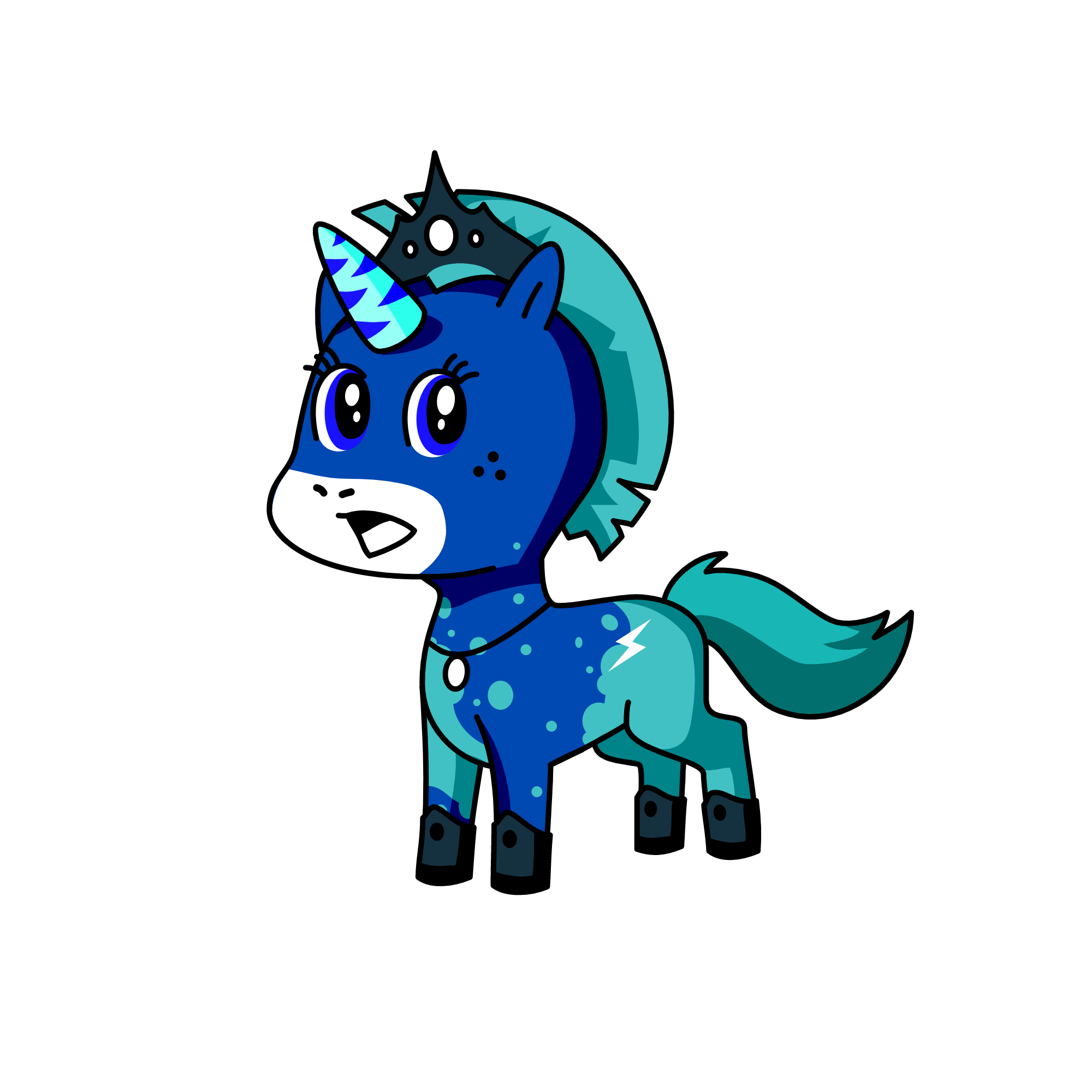 Midnight, the unicorn