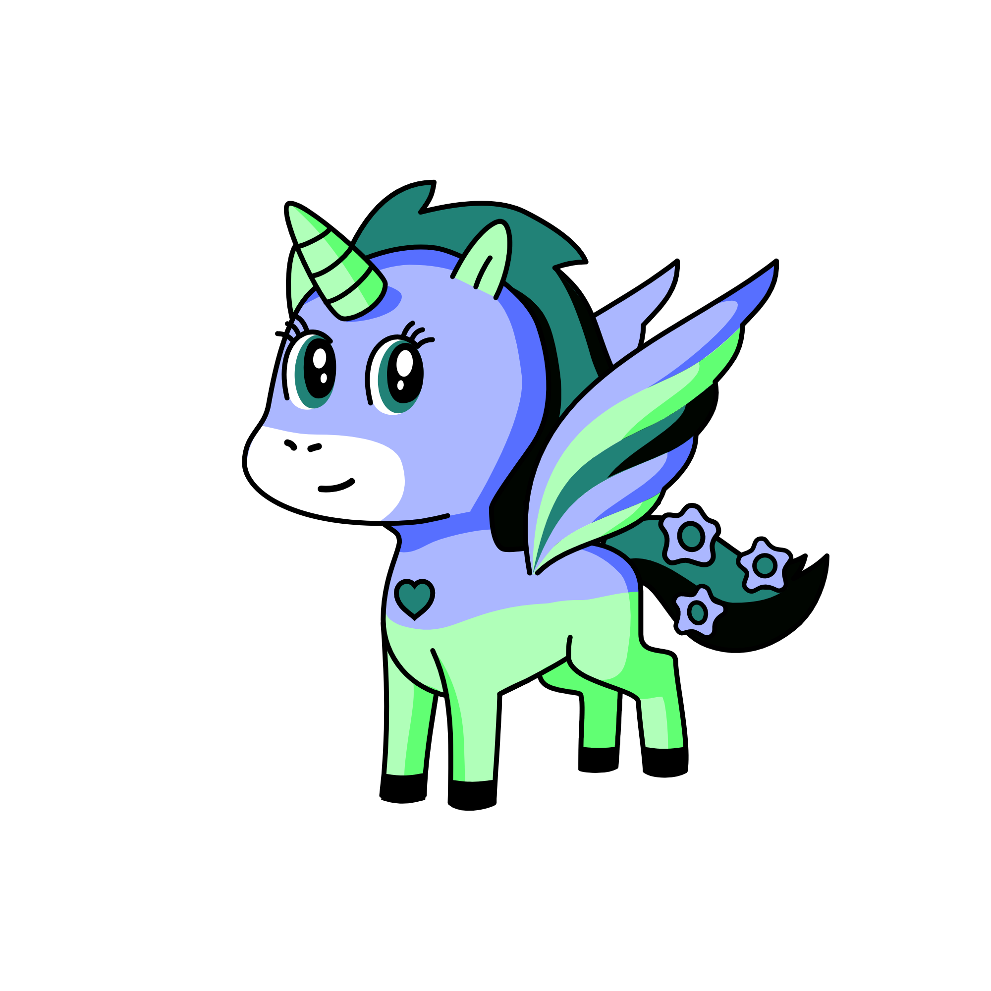 Starry, the unicorn
