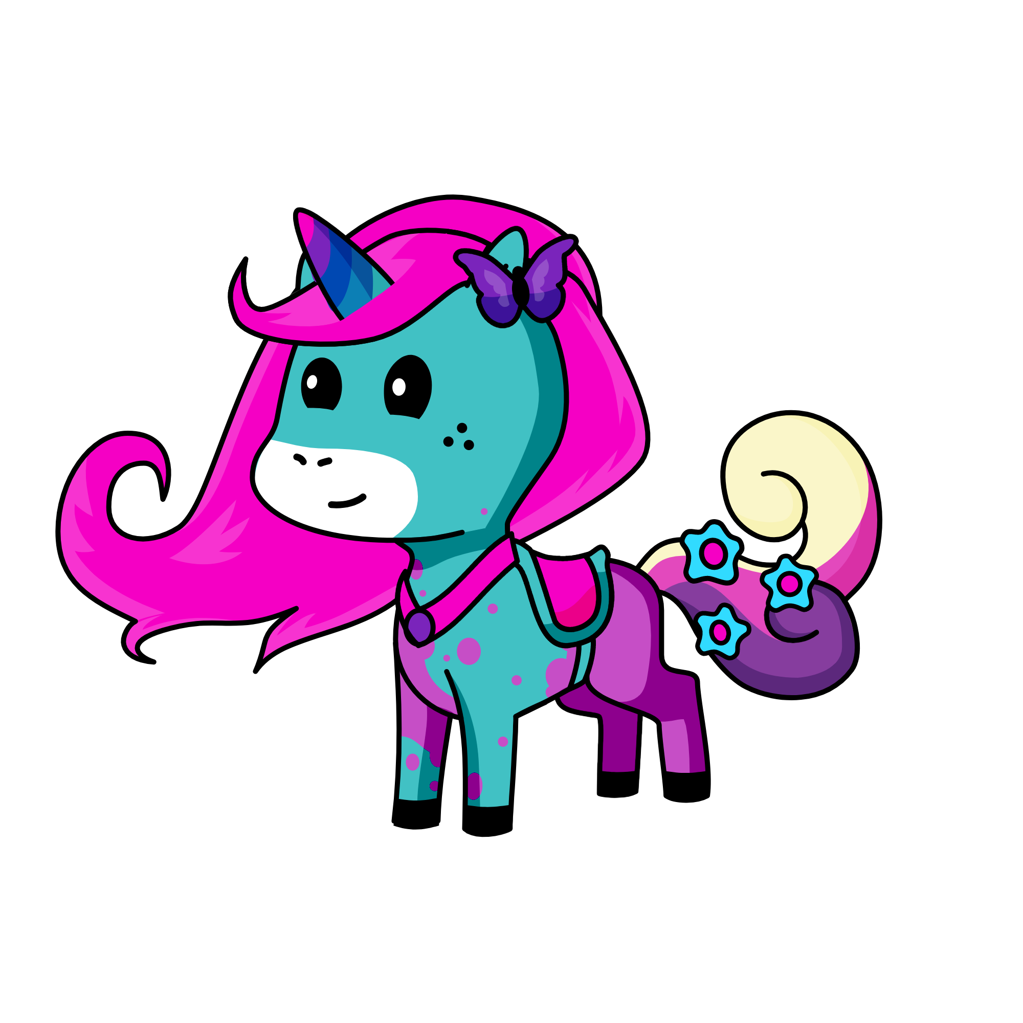 Maya, the unicorn