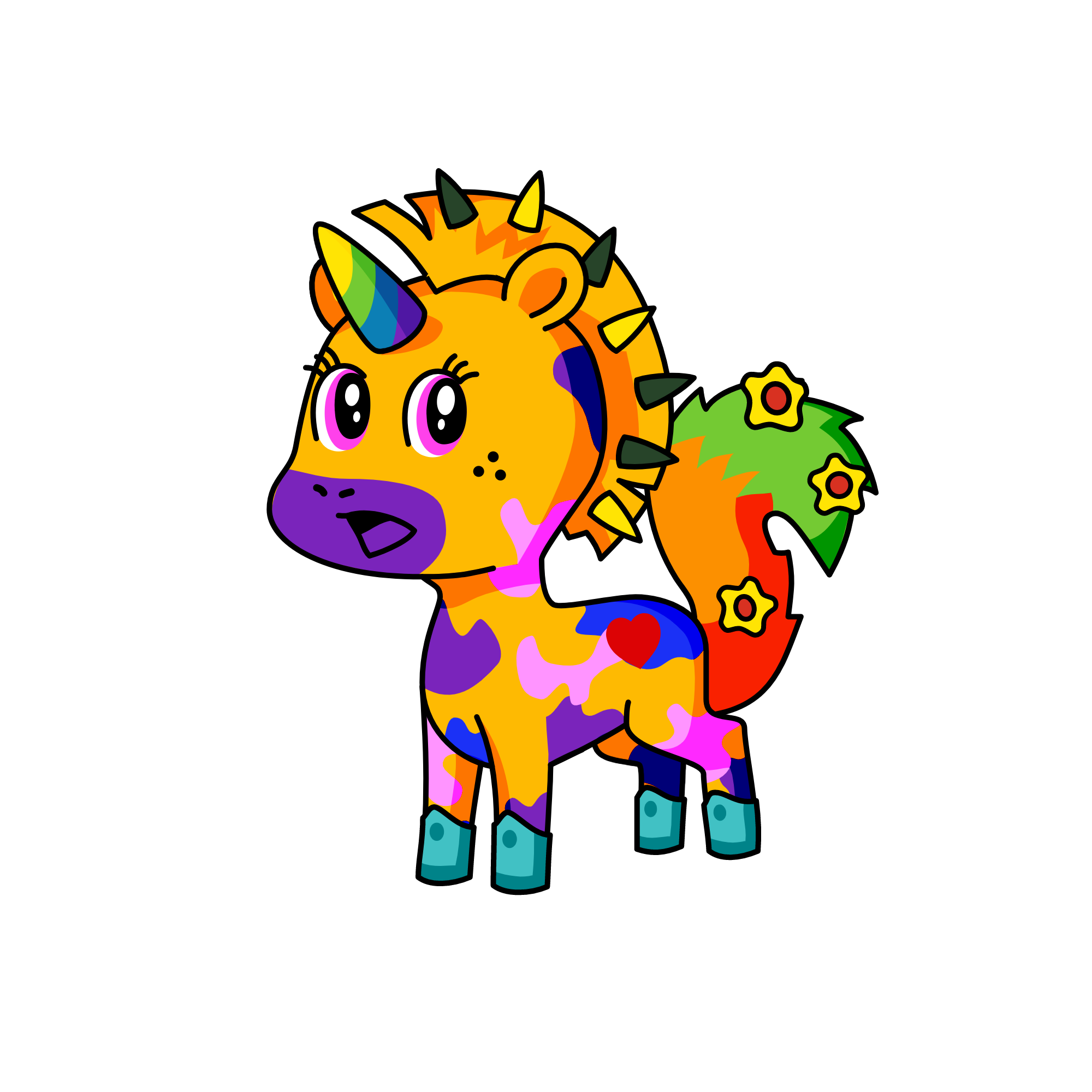 عتخهاهته, the unicorn