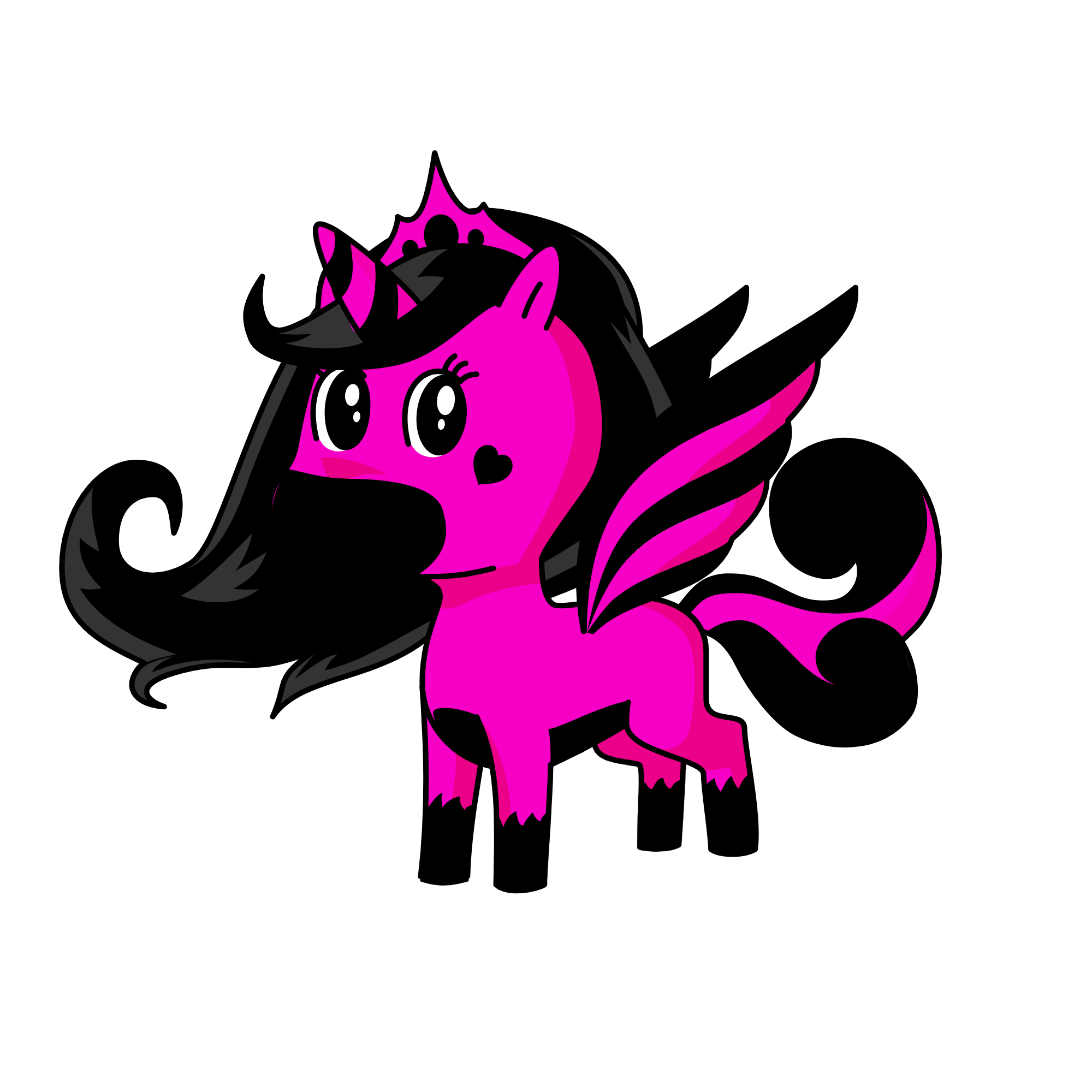 Moonlight, the unicorn
