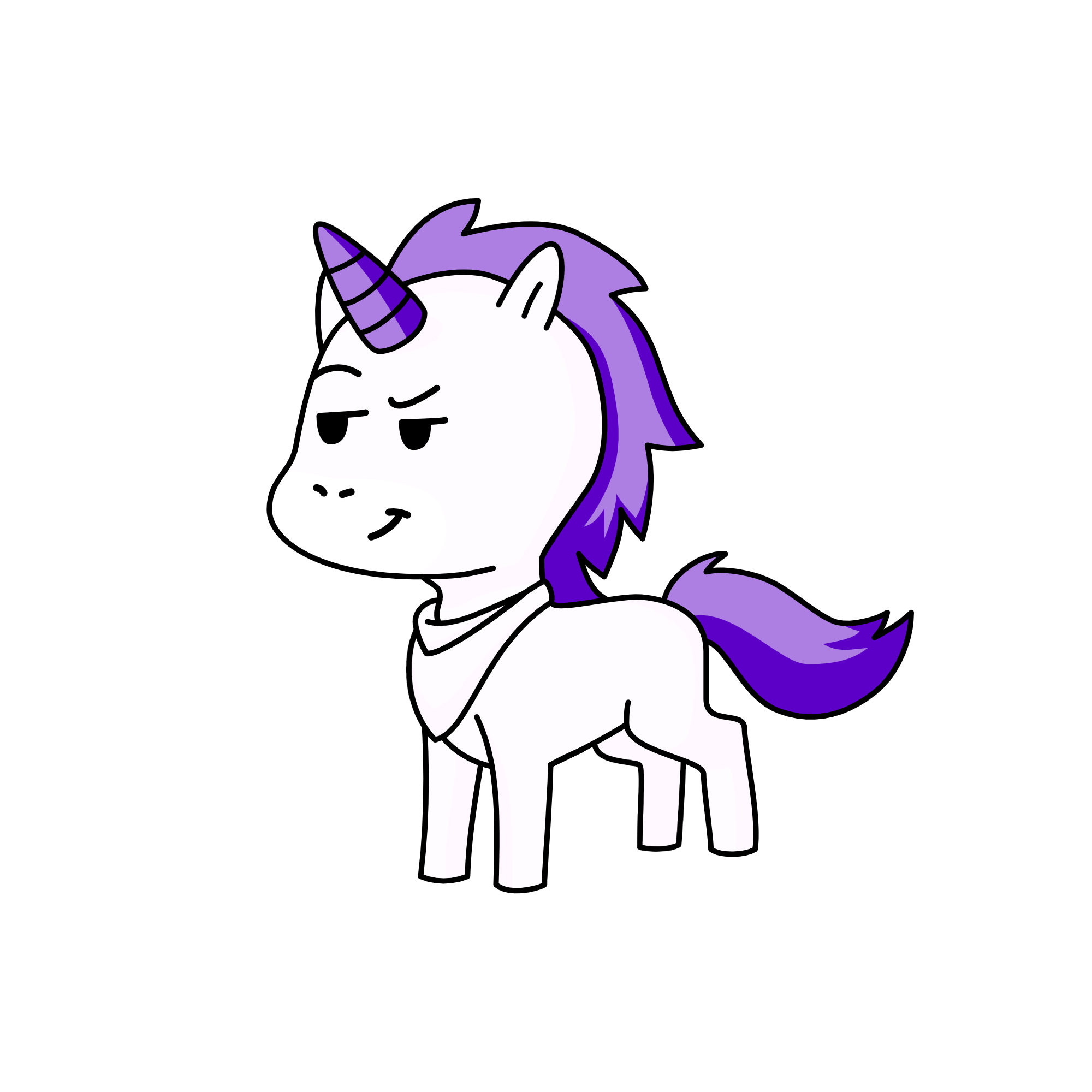 grape panta, the unicorn