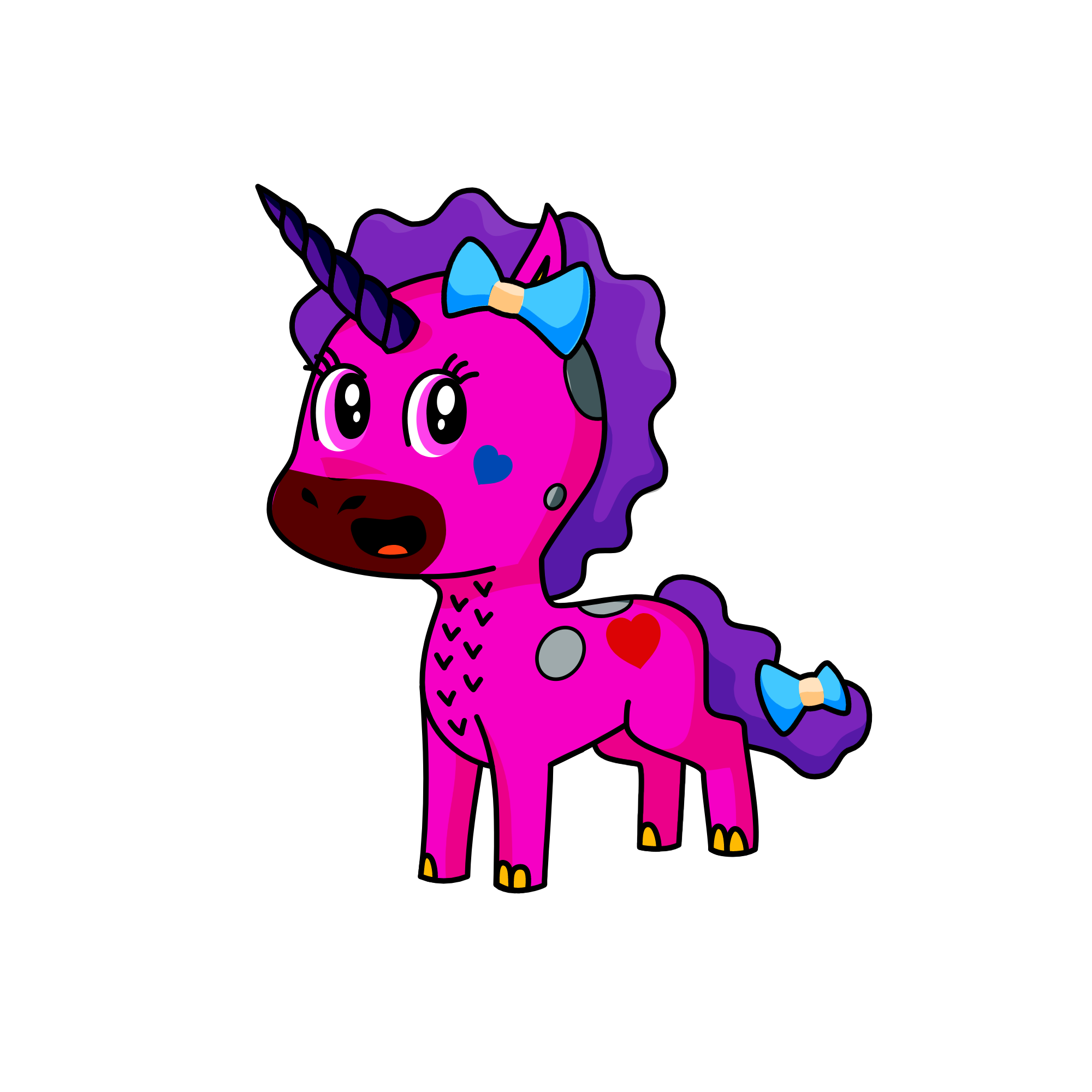 UR MOMMA HAS A HAIRY CHEST, the unicorn
