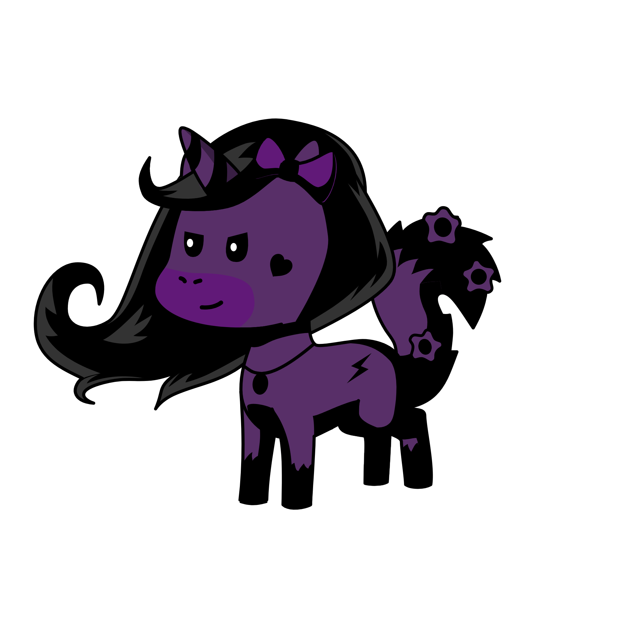 Moonlight, the unicorn