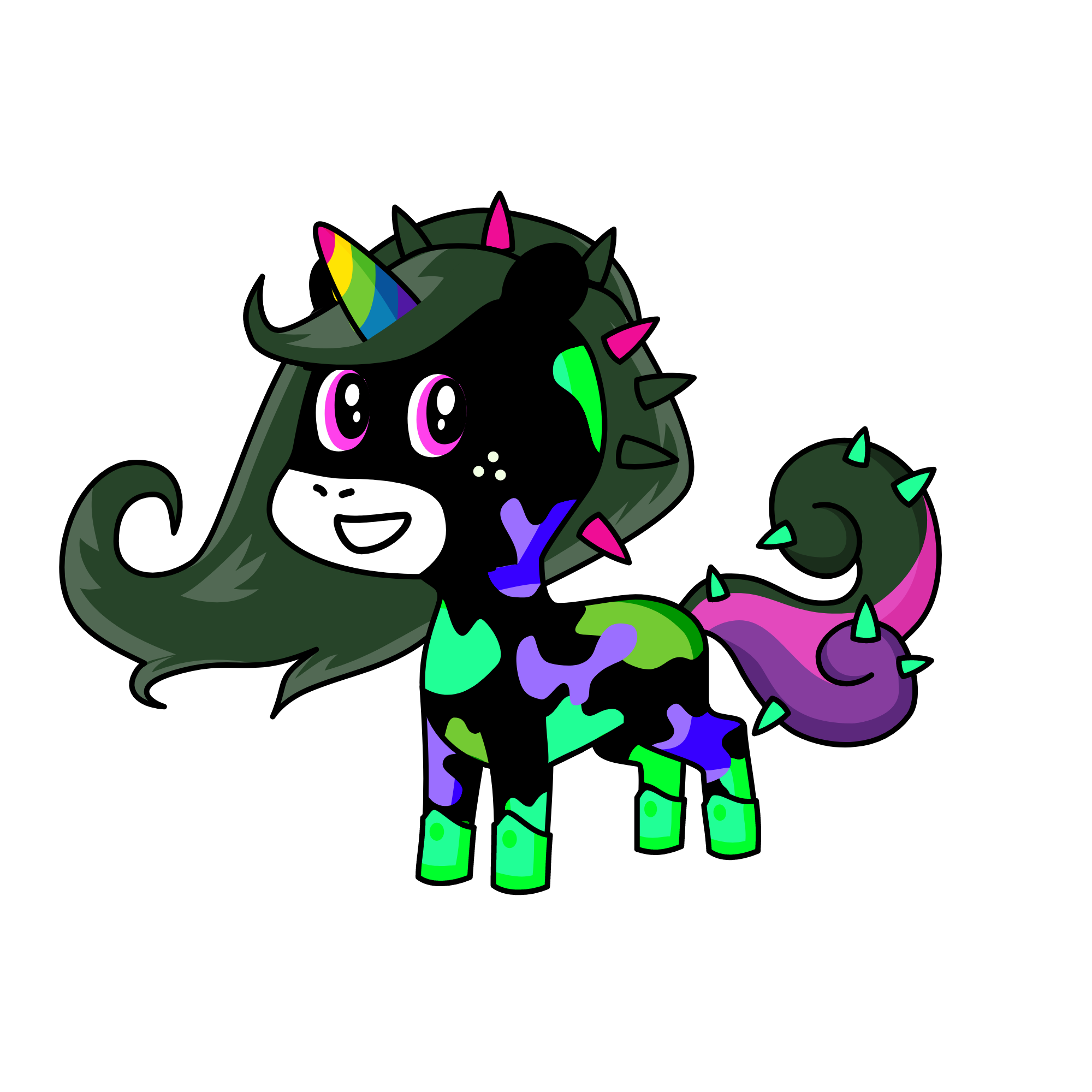Neon, the unicorn