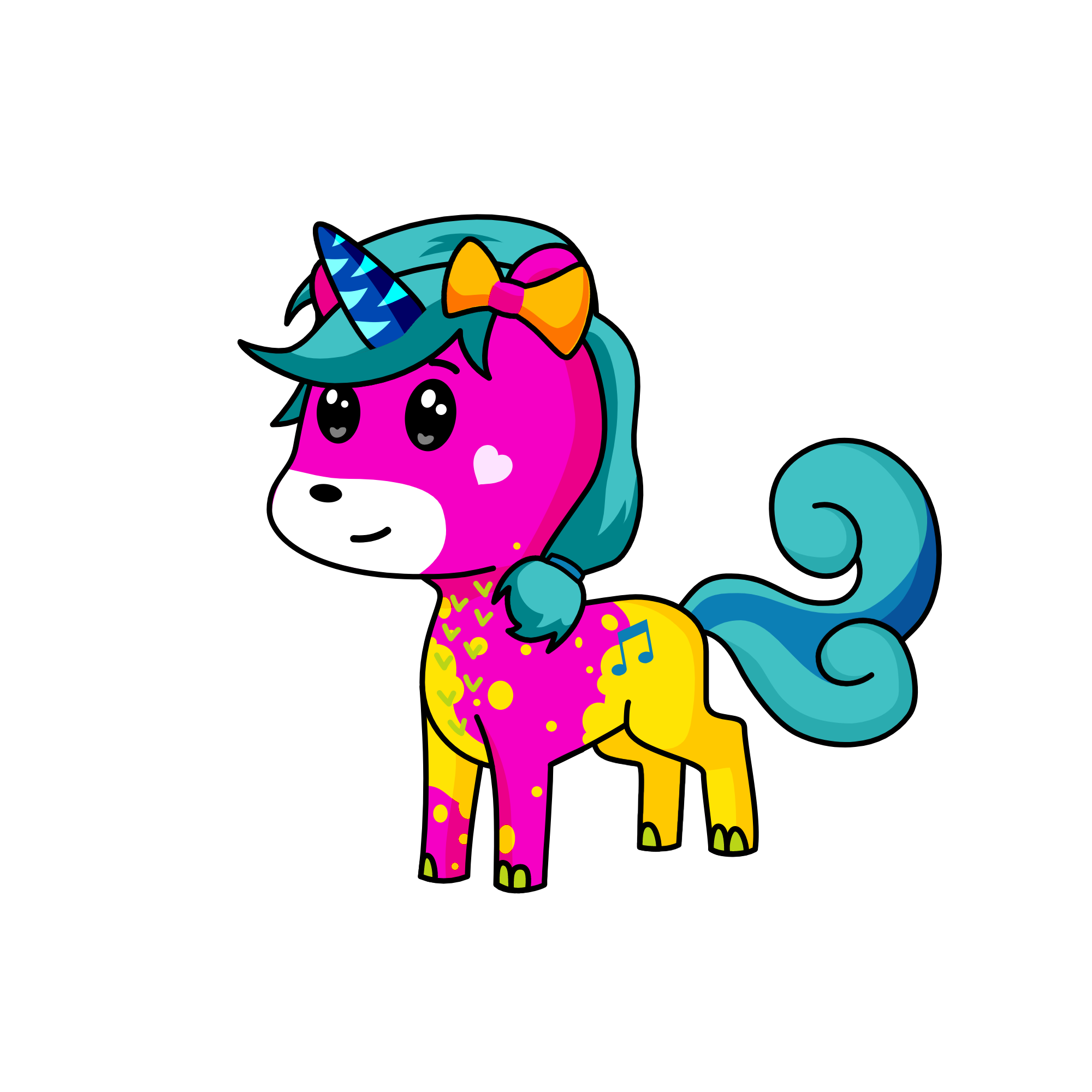 Pitturcorno, the unicorn
