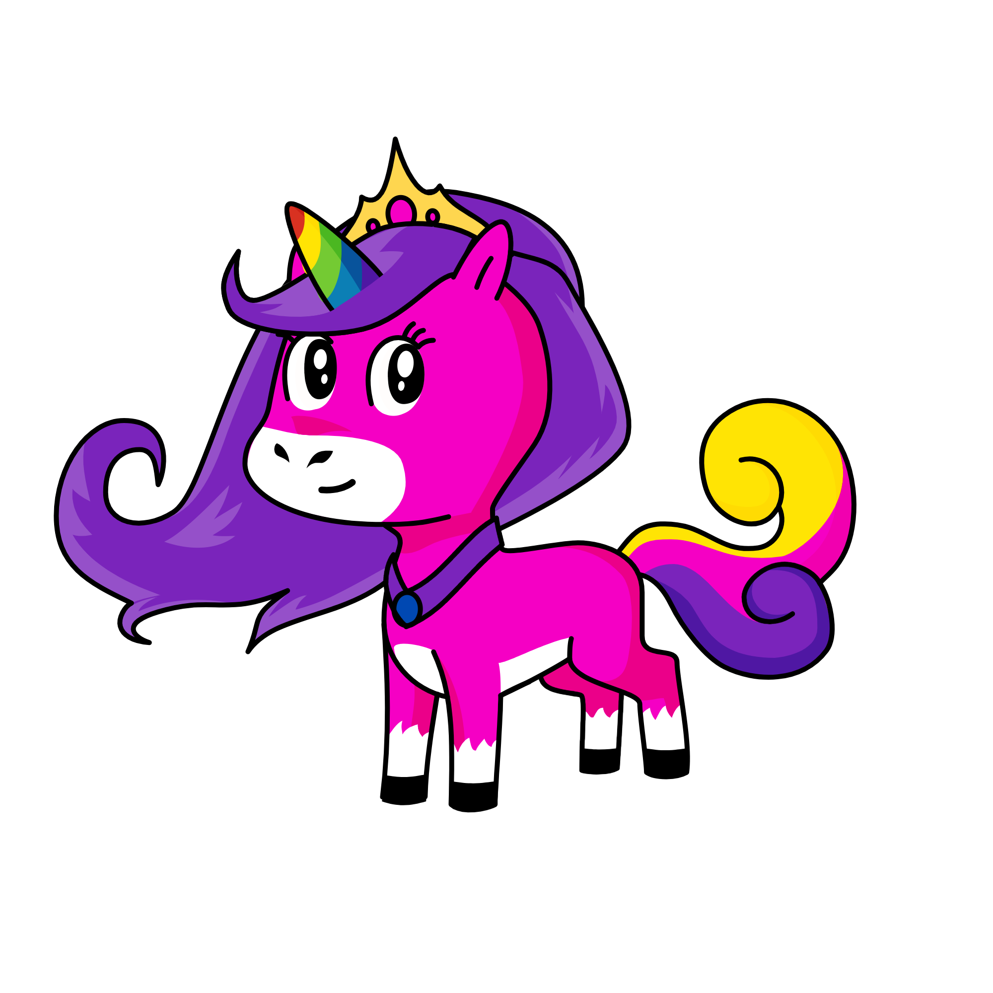 Cuteycorn, the unicorn