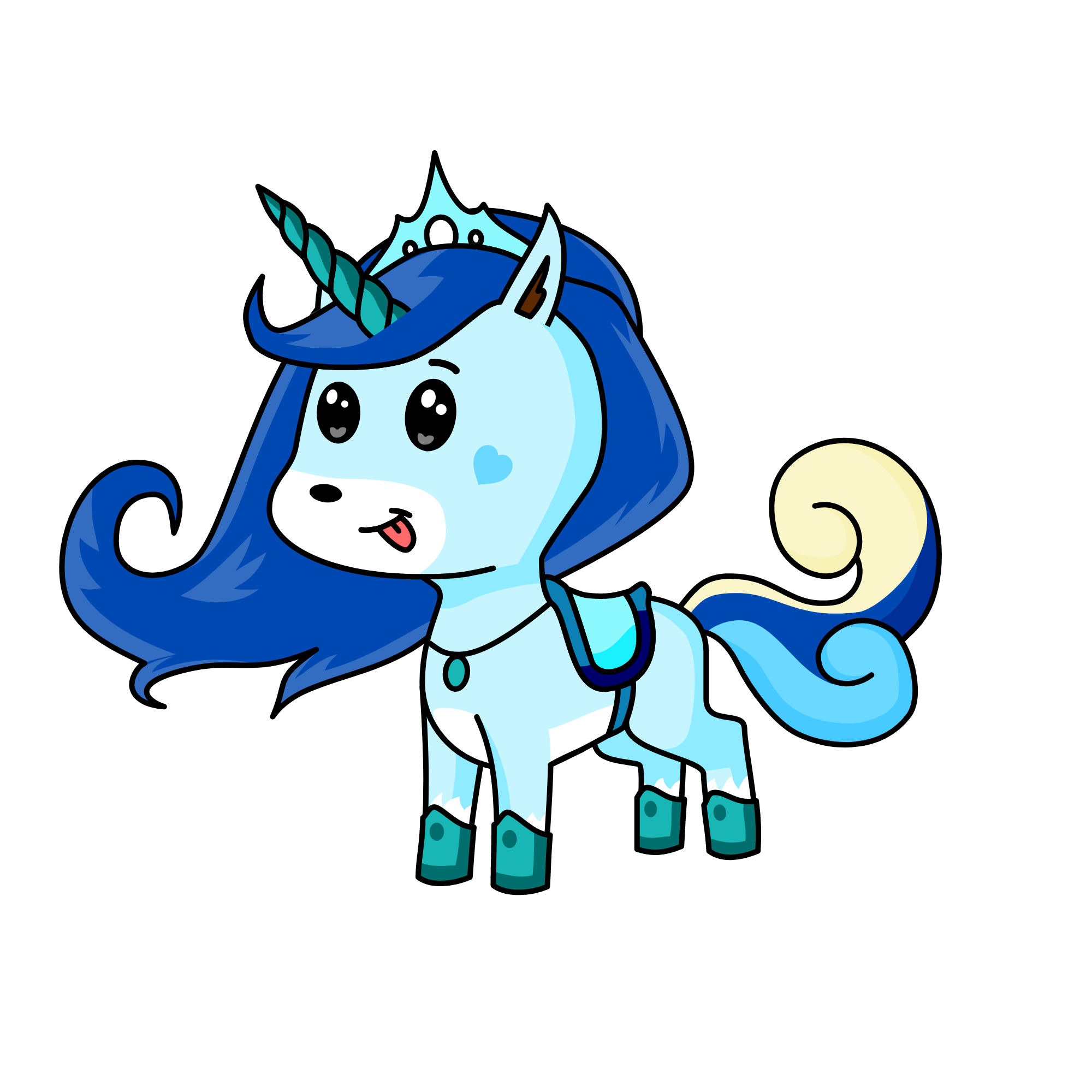 SNOW FLAKE, the unicorn