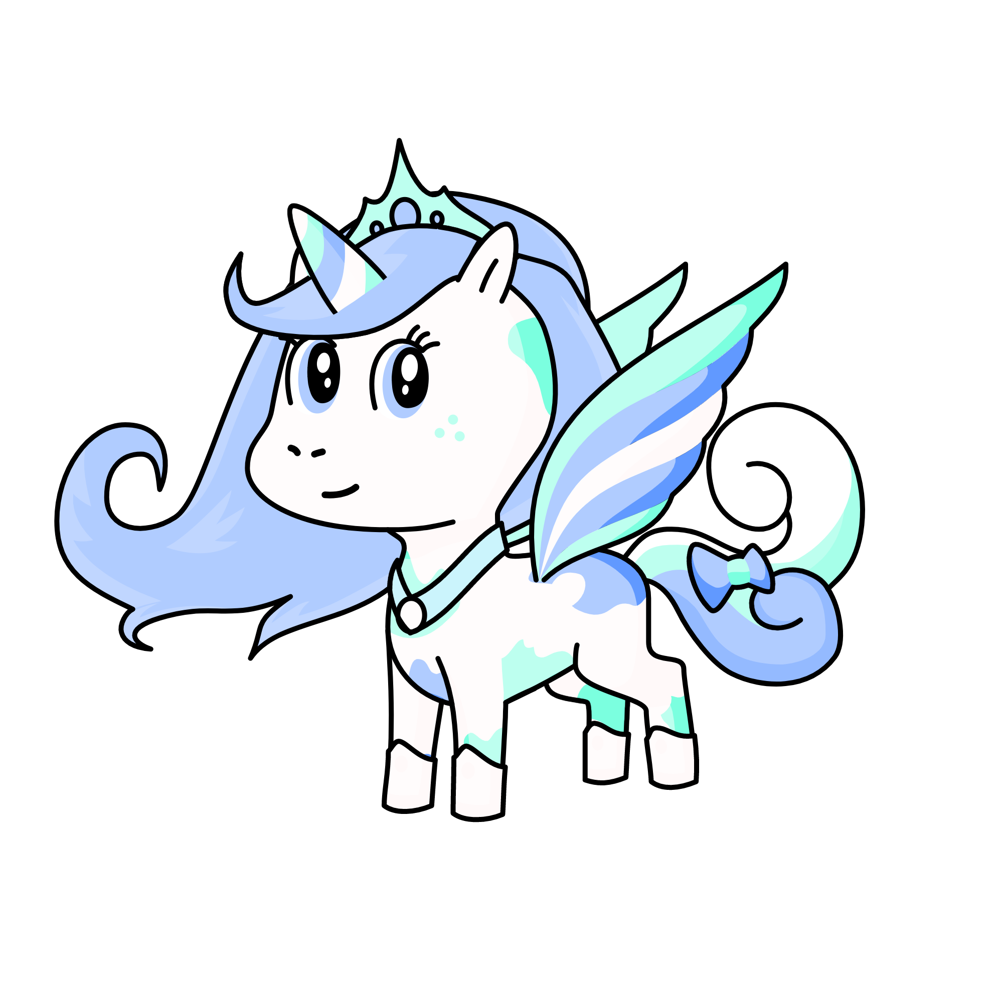 ❄~🦄~❄, the unicorn