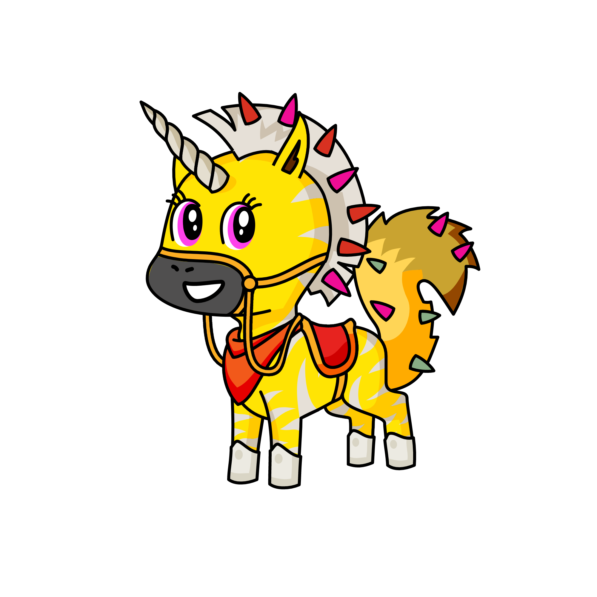 Forest racer, the unicorn