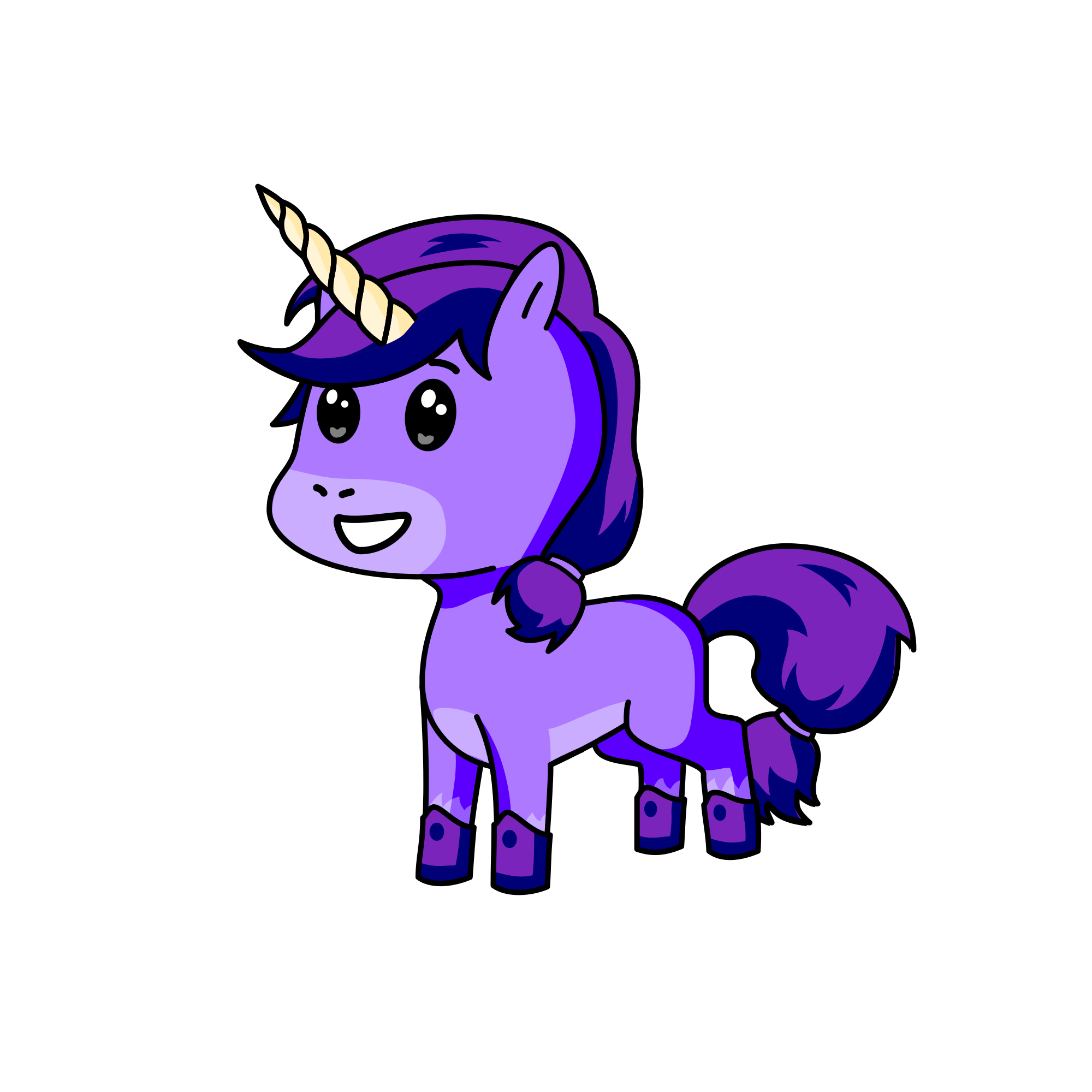 Violet Sweet Nose, the unicorn