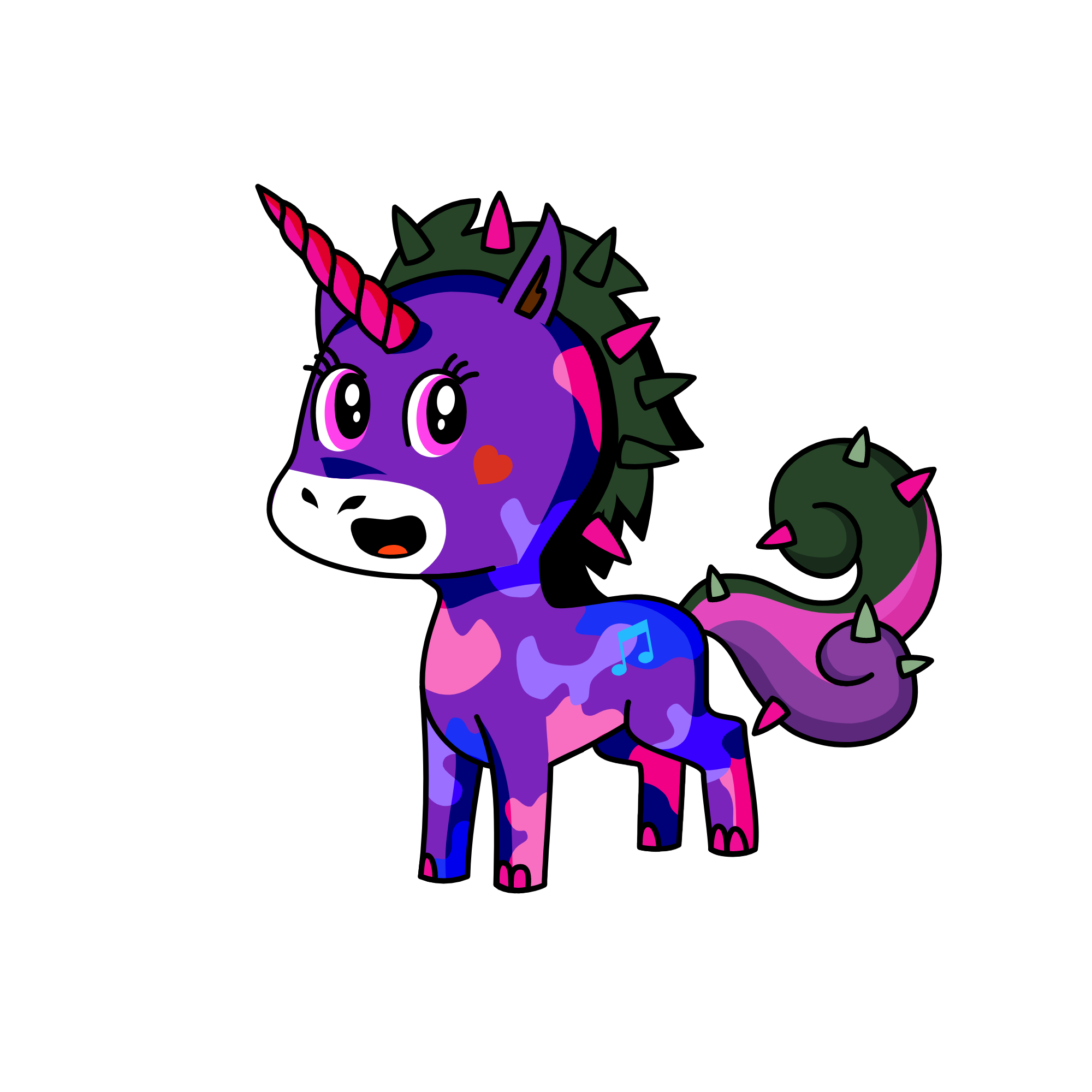 Ms. Hello, the unicorn