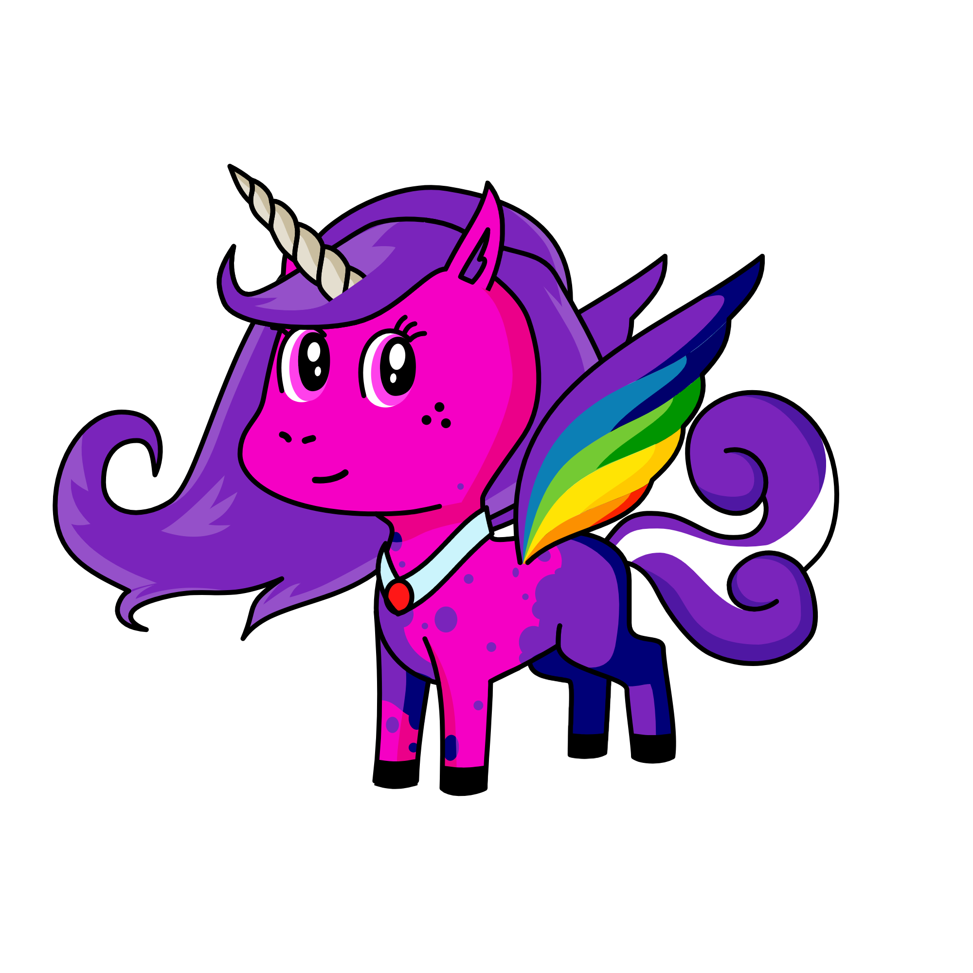 please double click me, the unicorn