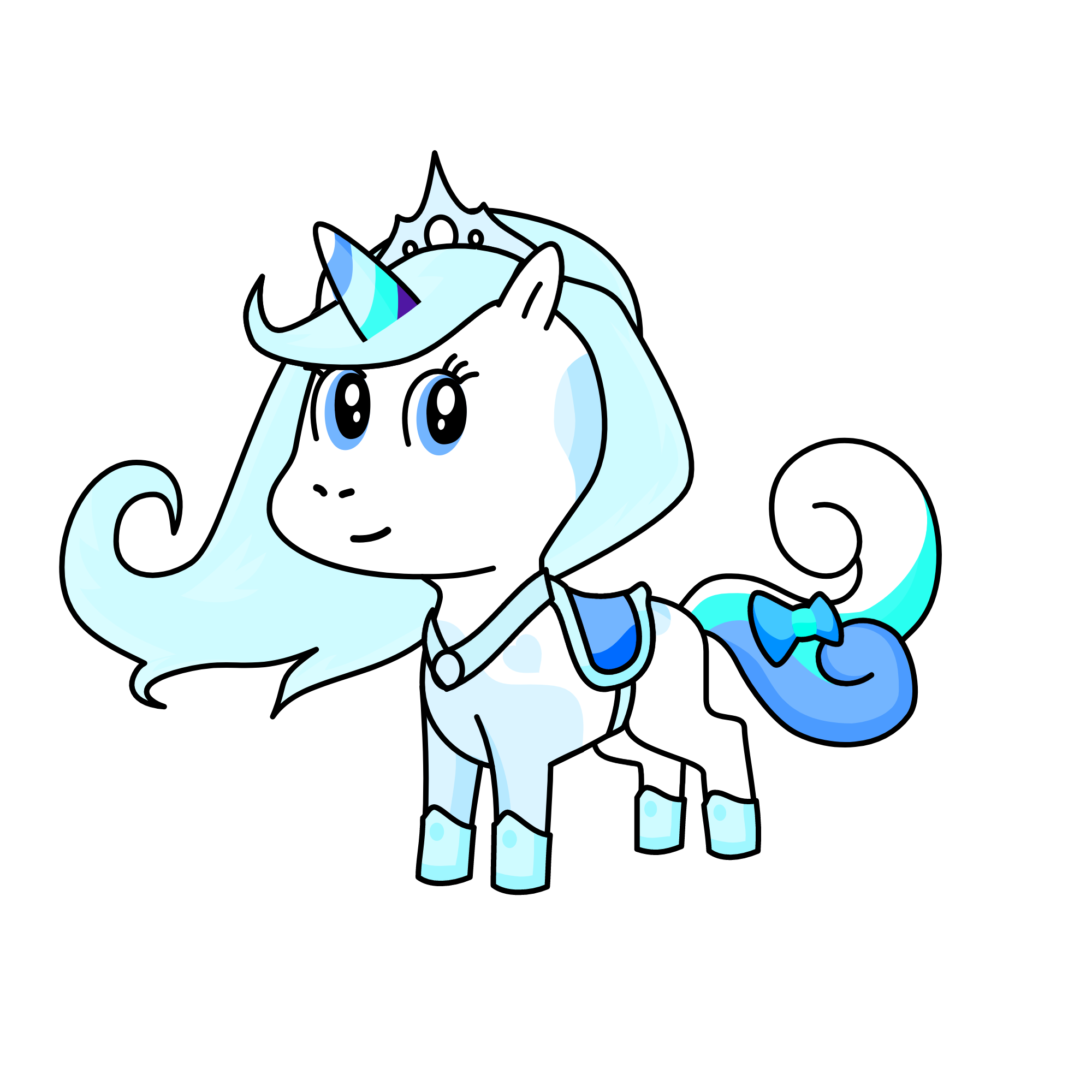 Snow, the unicorn