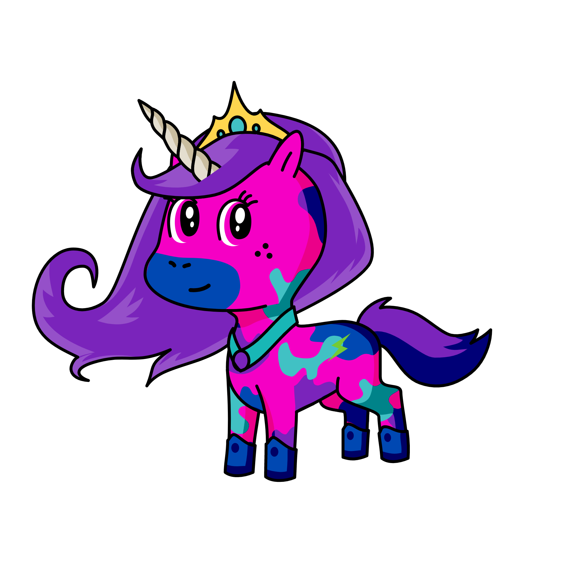 princess, the unicorn