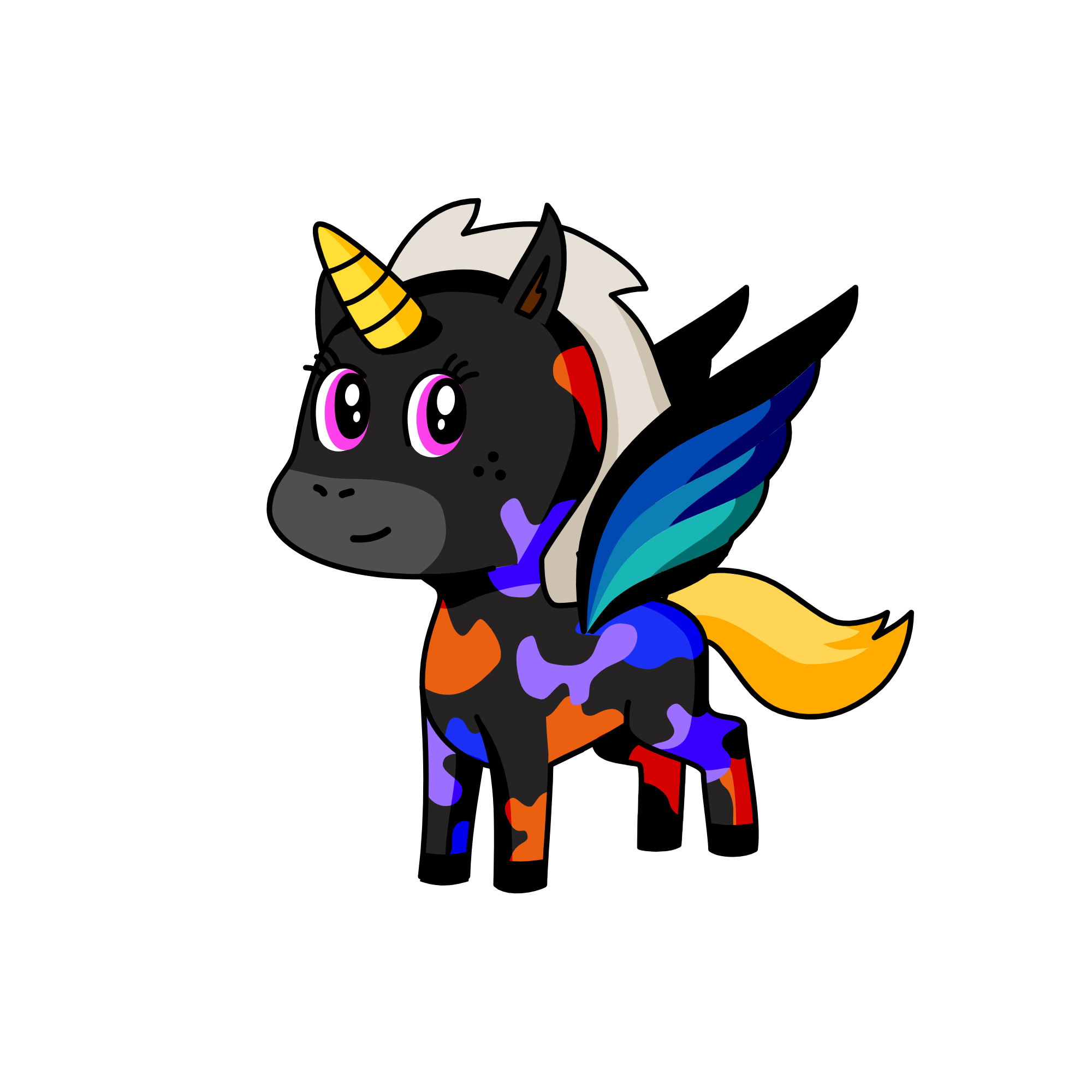Puffy Princess, the unicorn