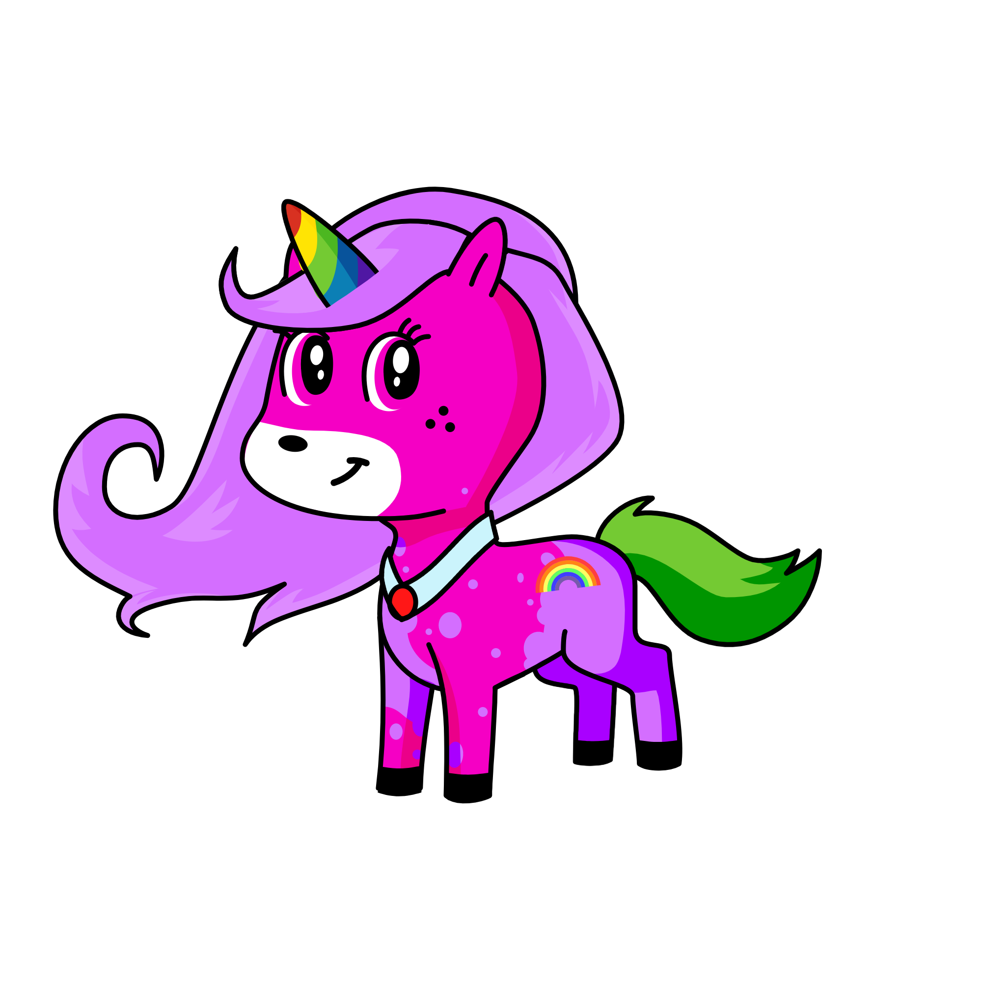 Puffy, the unicorn