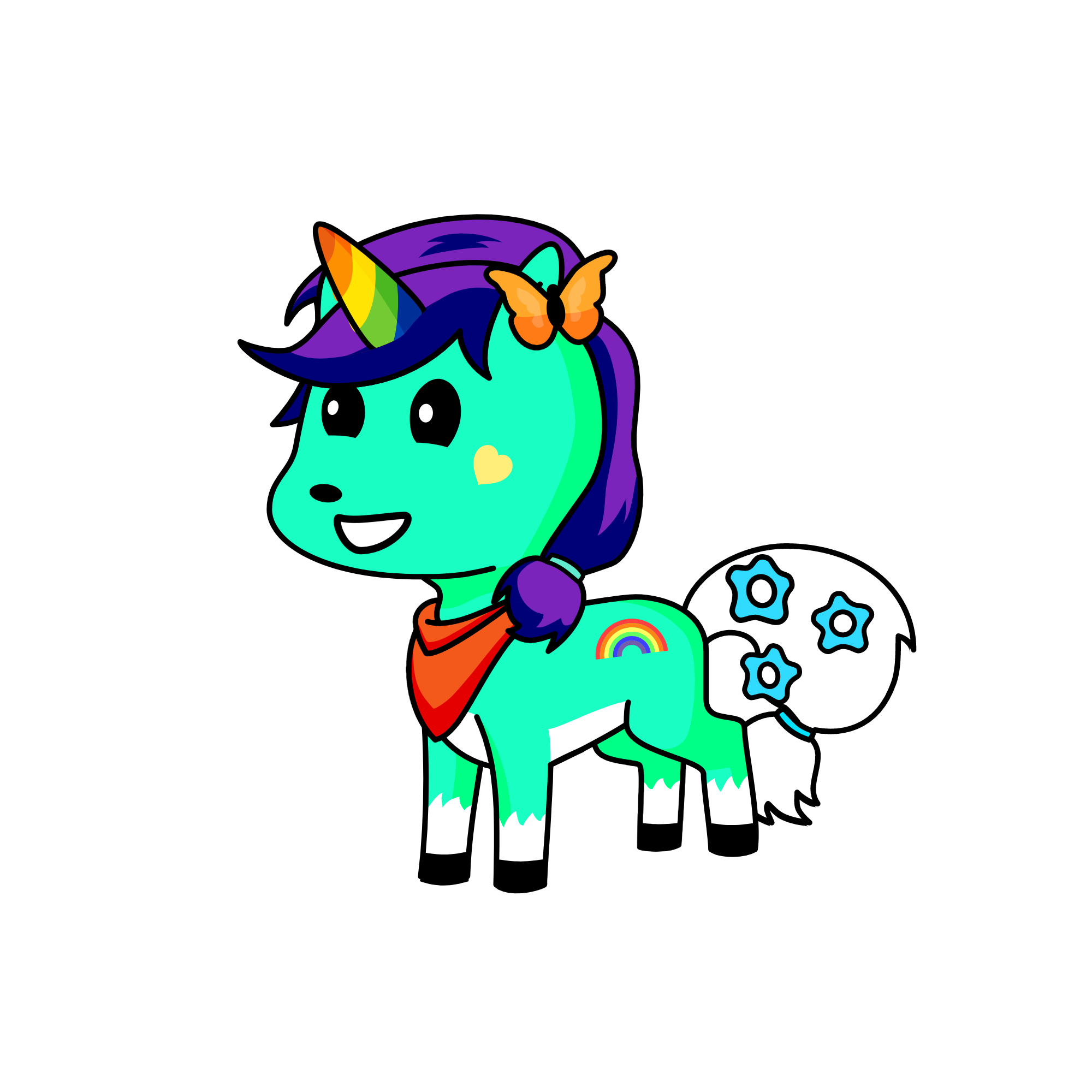 Barn, the unicorn
