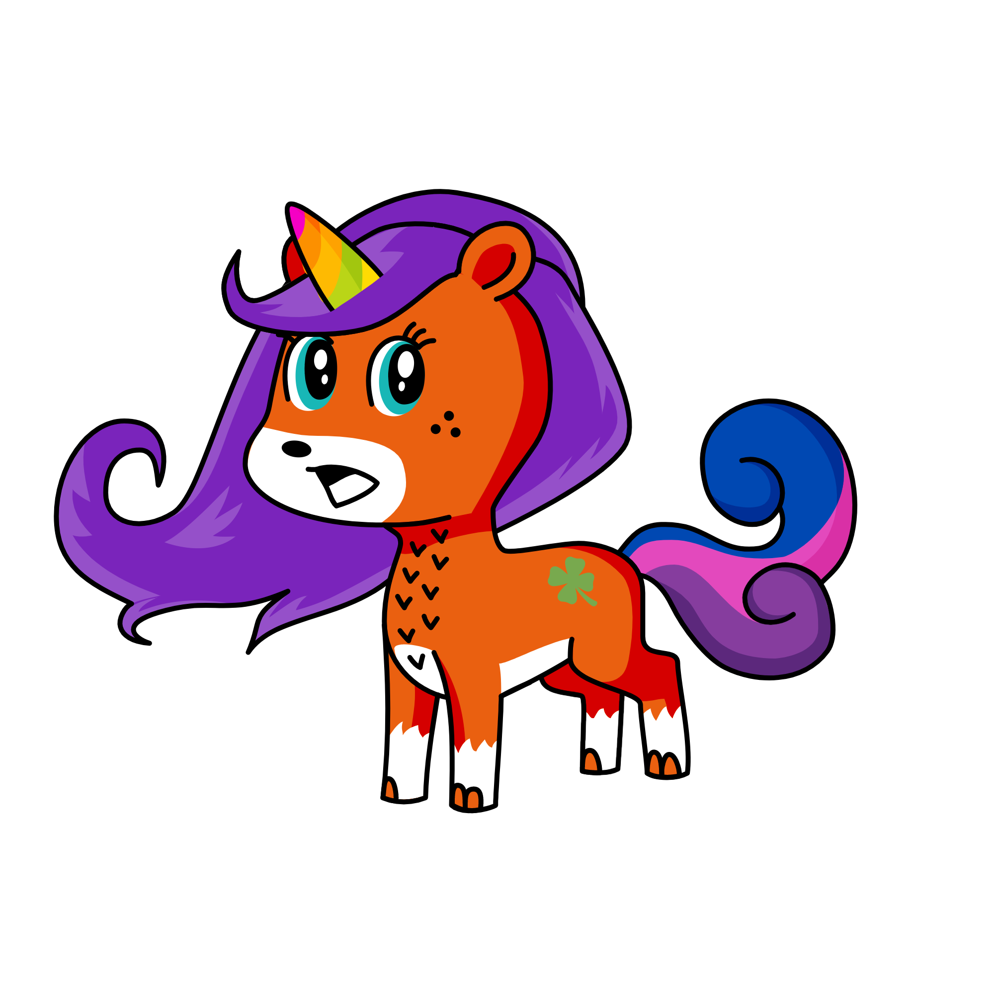 rainbow, the unicorn