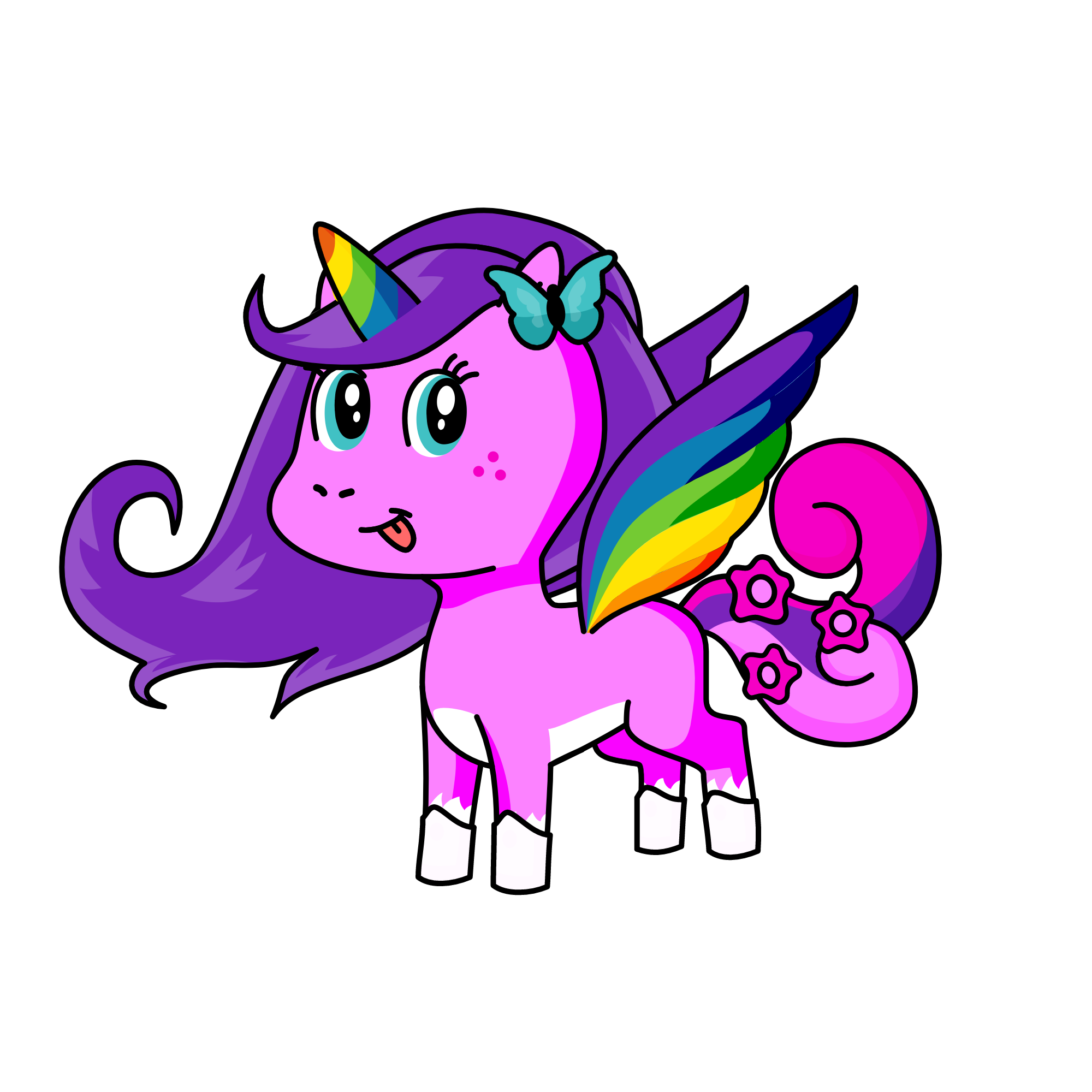 colour, the unicorn