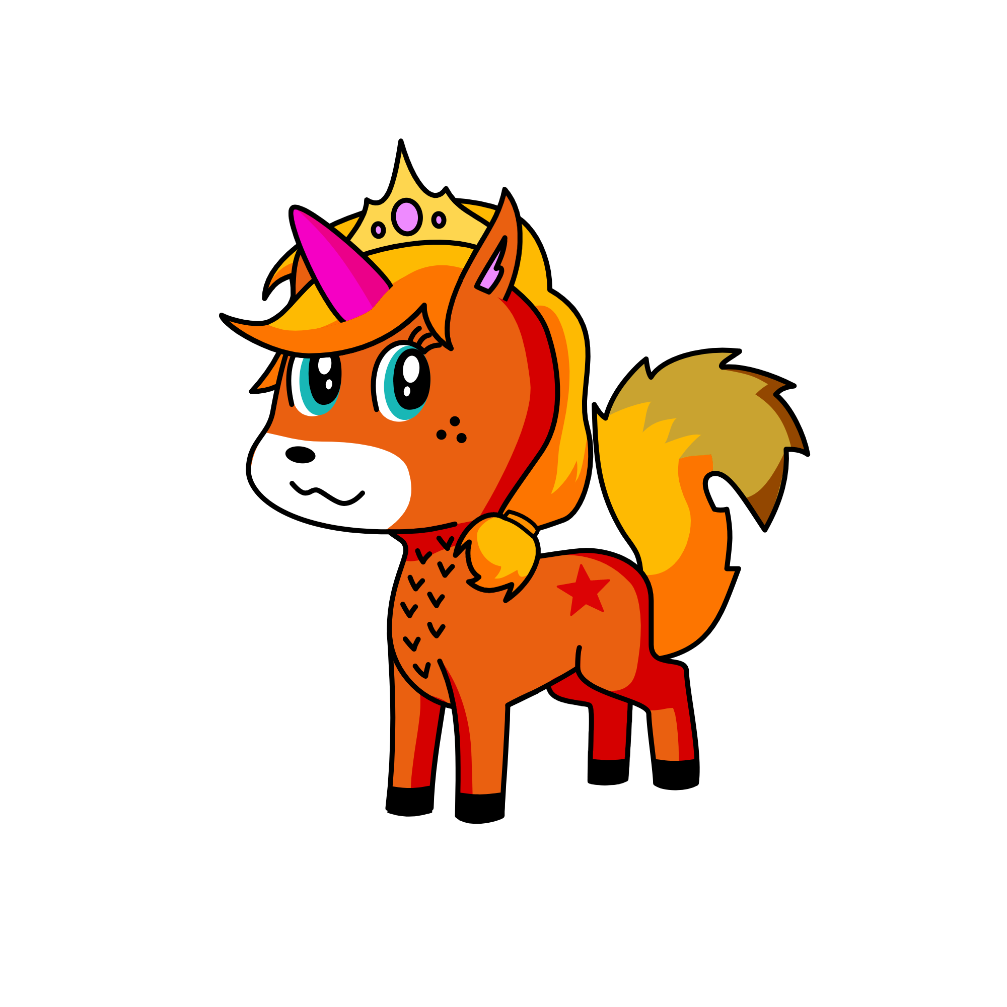 queen suny, the unicorn