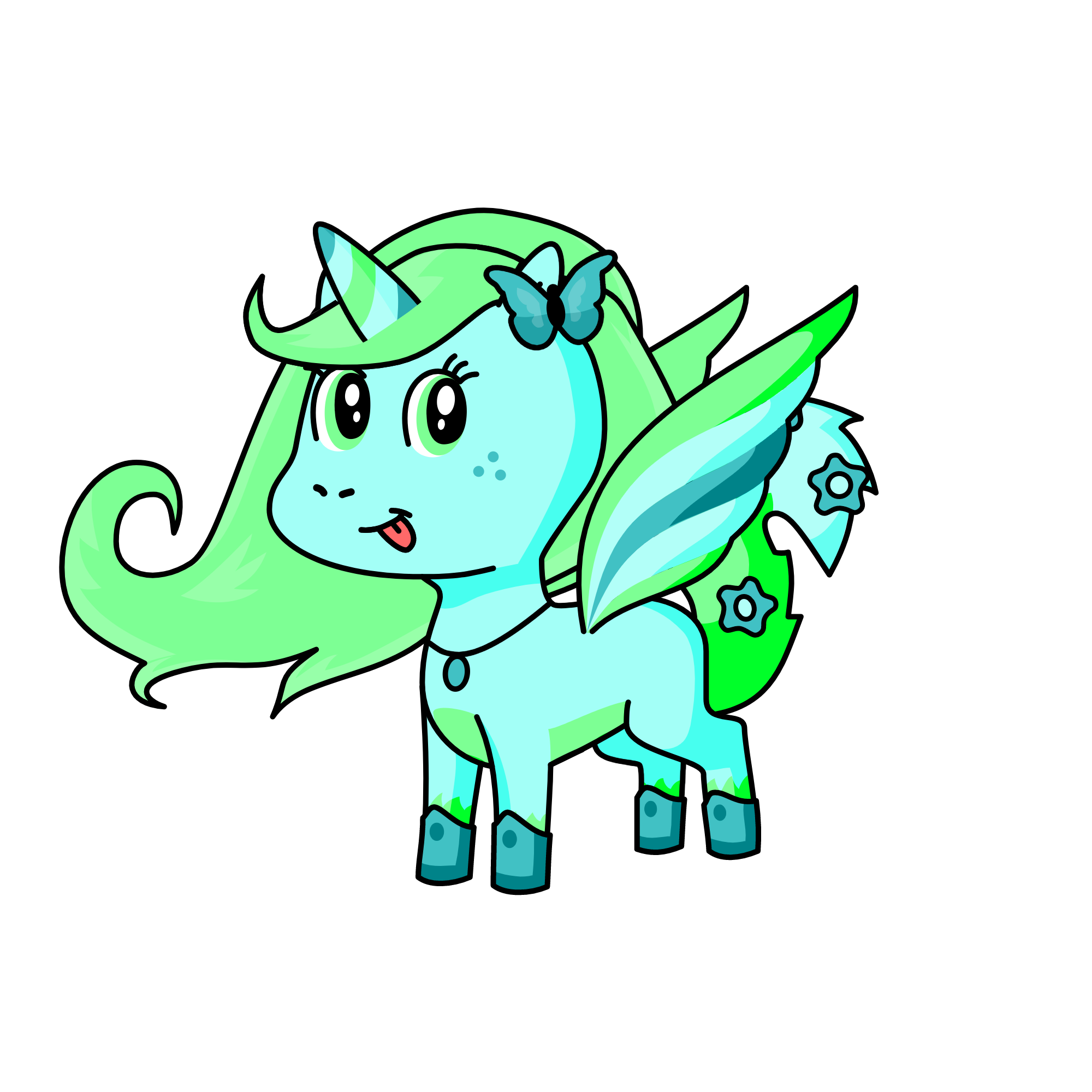 mya, the unicorn