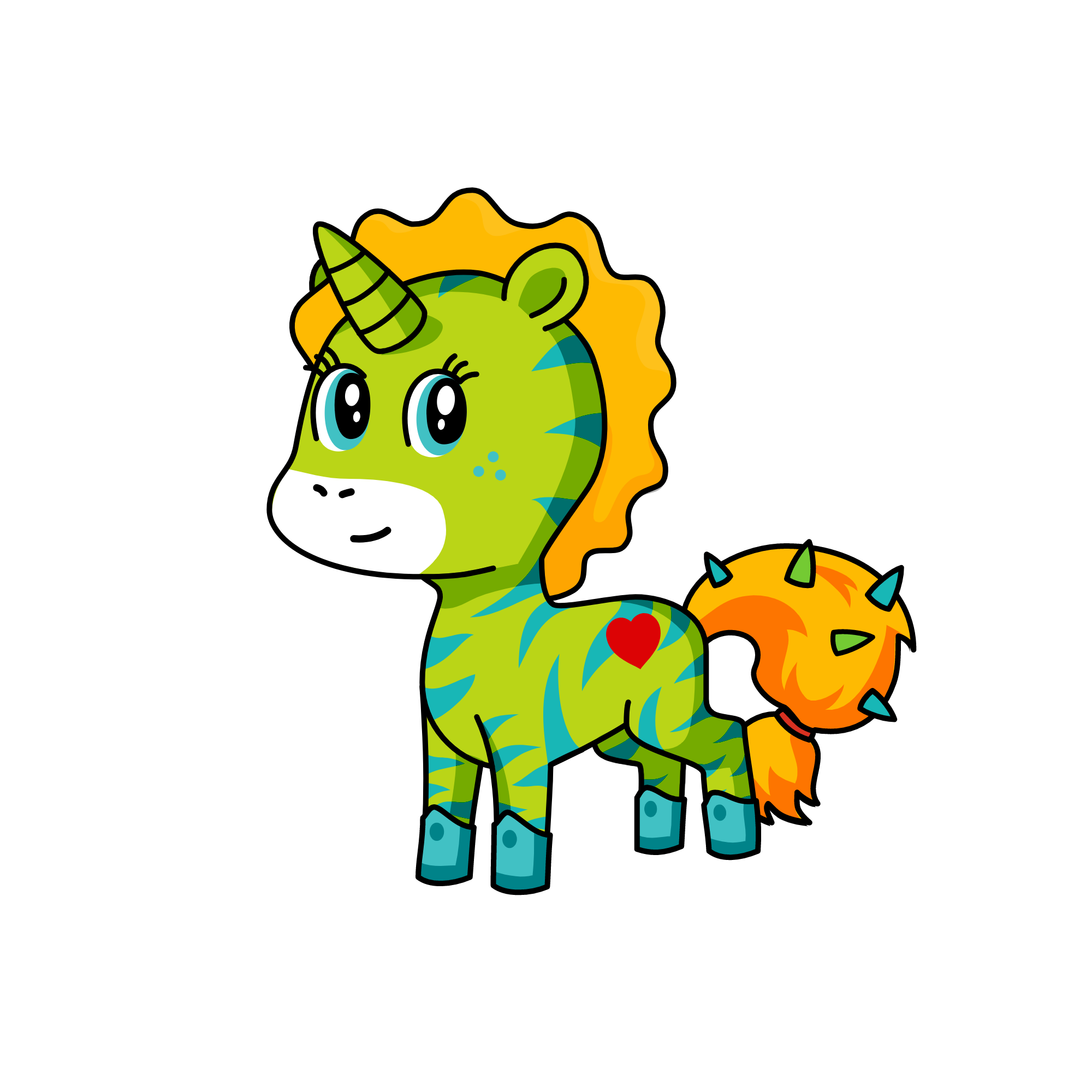 sandycorn, the unicorn
