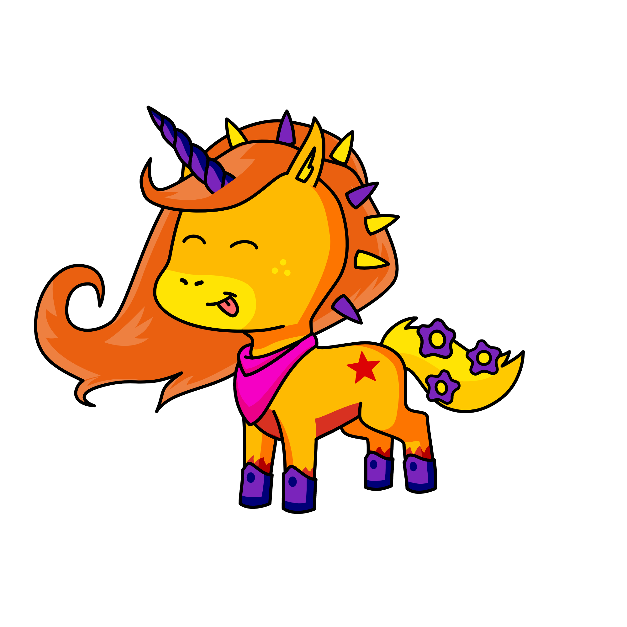 squawky, the unicorn