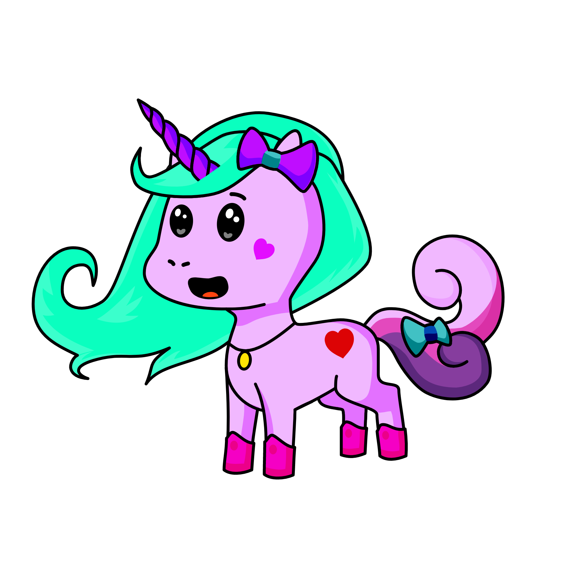 Piper of colour's, the unicorn
