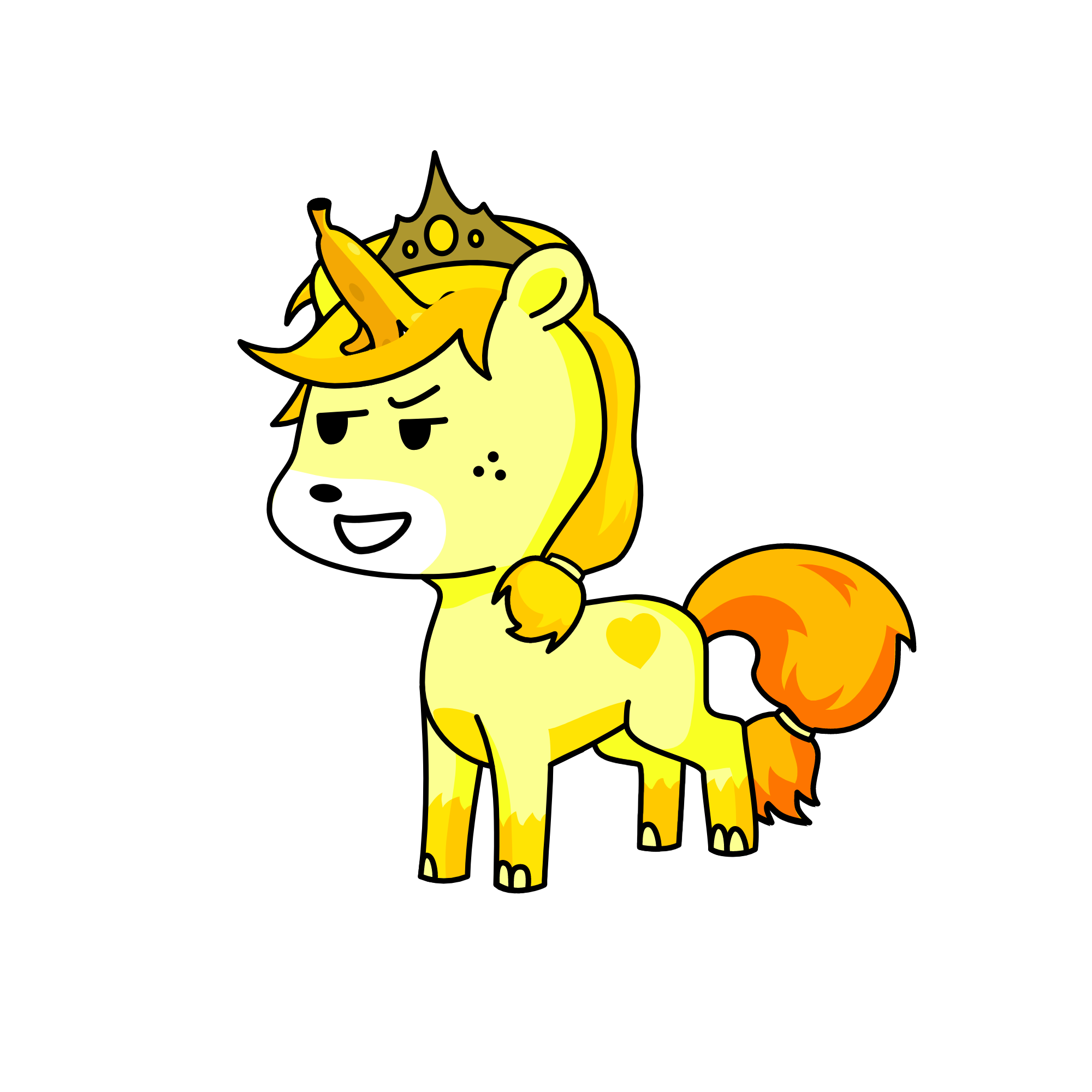 banana, the unicorn