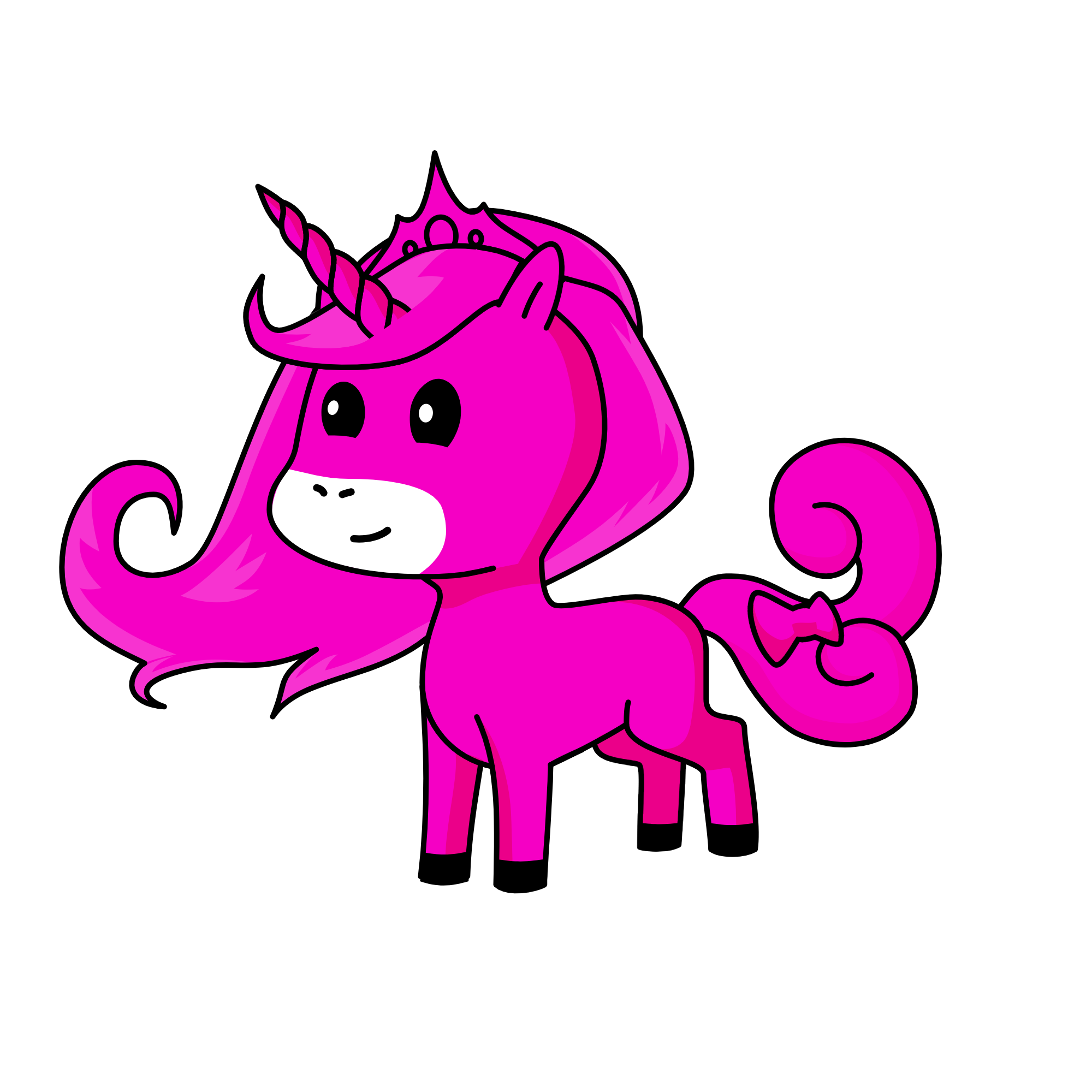 pink, the unicorn