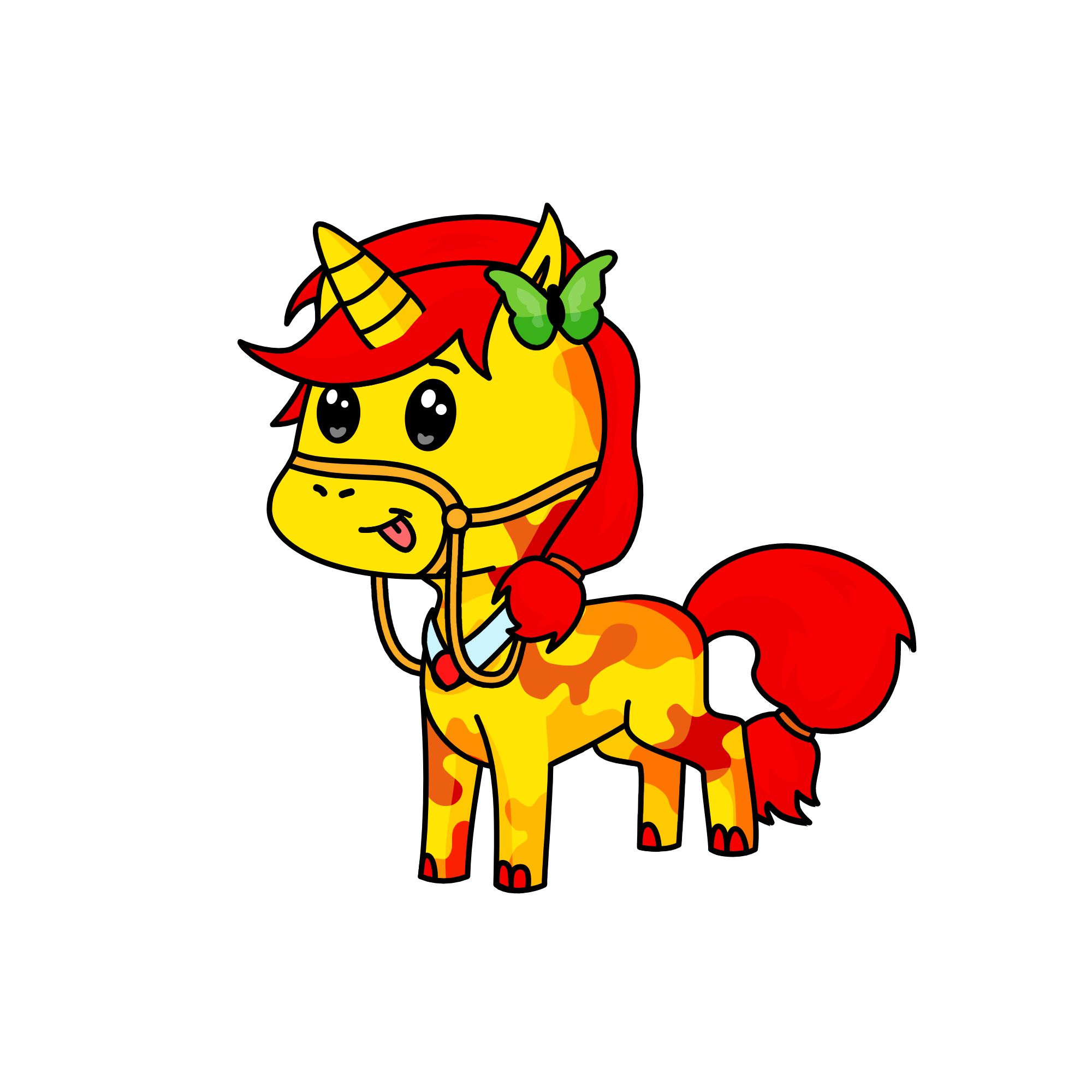 sare apple core, the unicorn