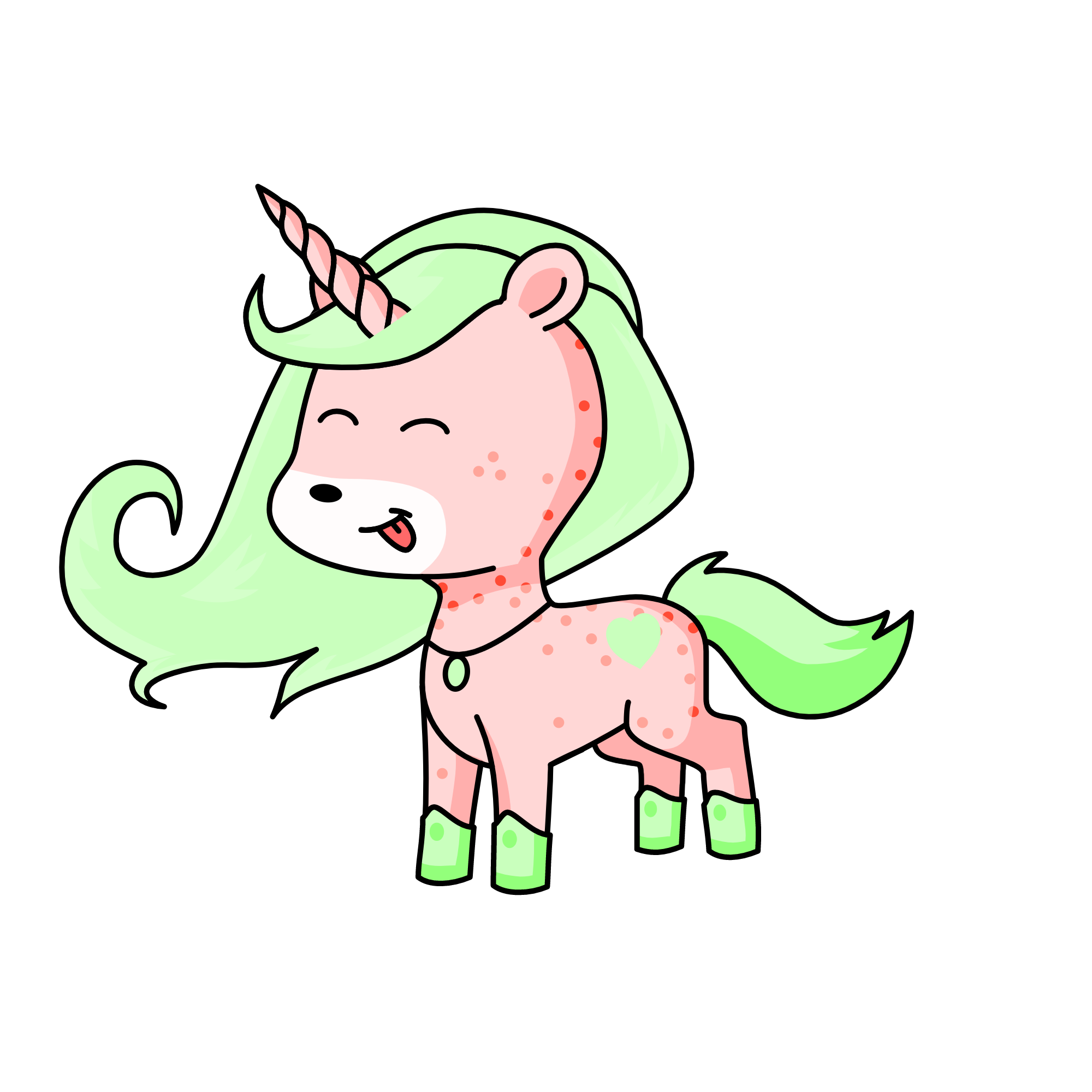 strawberry, the unicorn